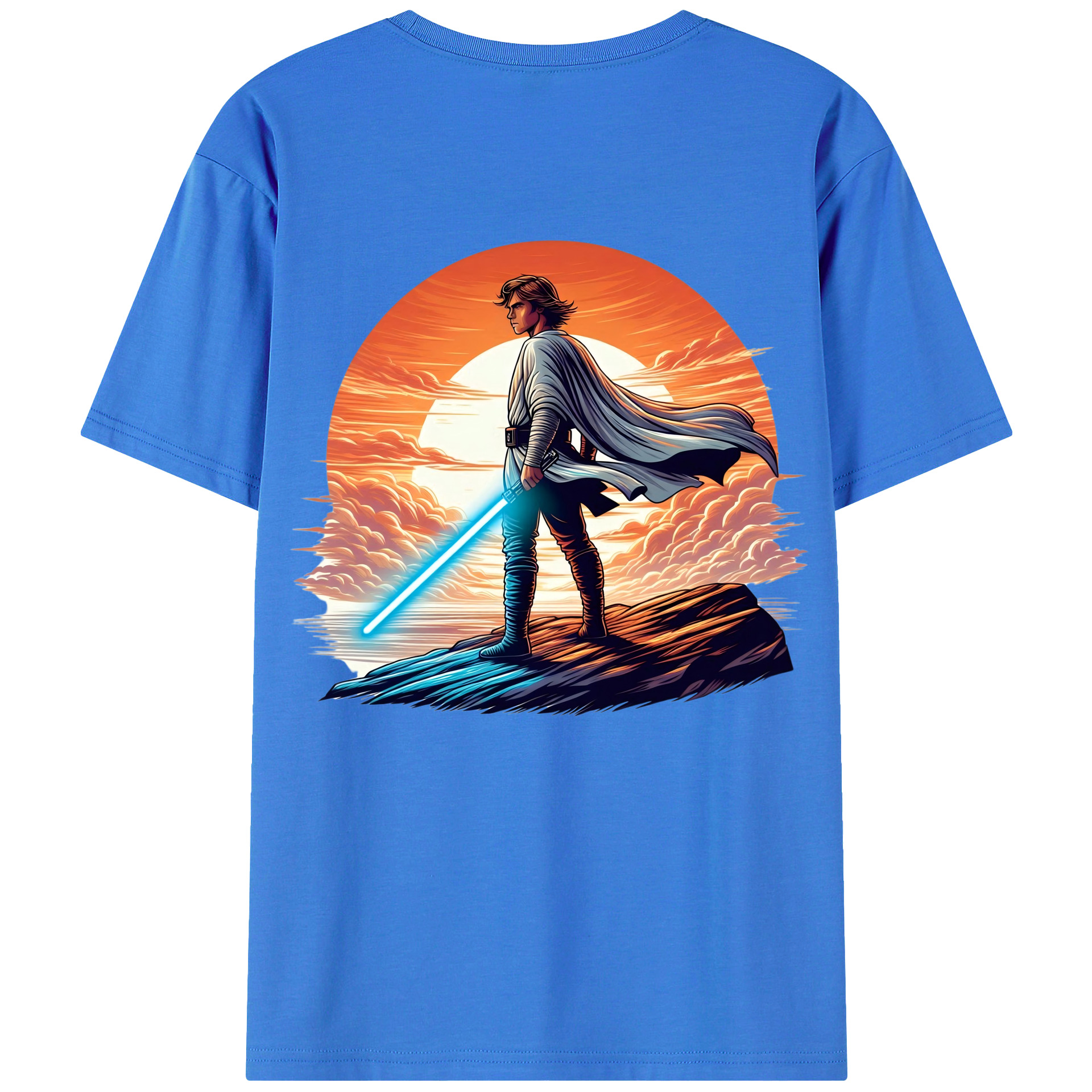（画像用） スター・ウォーズ Star Wars 綿100％半袖Tシャツ（背面プリント）