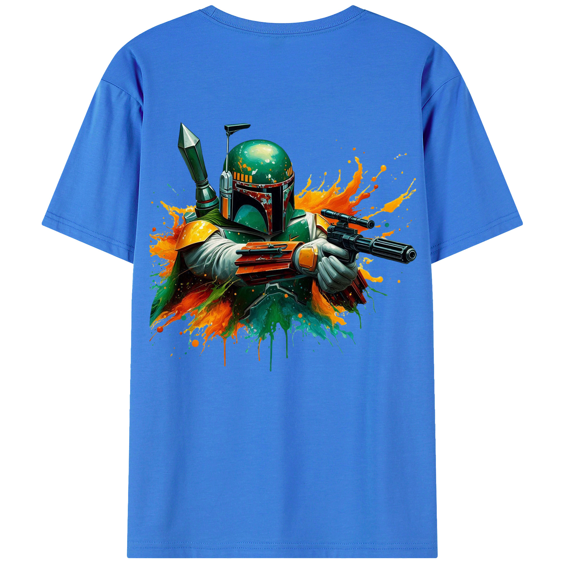 （画像用） スター・ウォーズ Star Wars 綿100％半袖Tシャツ（背面プリント）