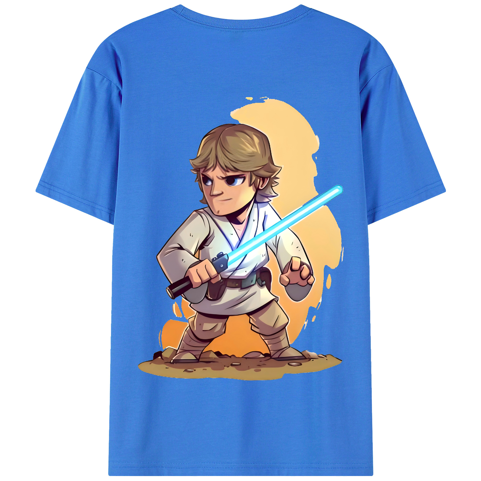 （画像用） スター・ウォーズ Star Wars 綿100％半袖Tシャツ（背面プリント）
