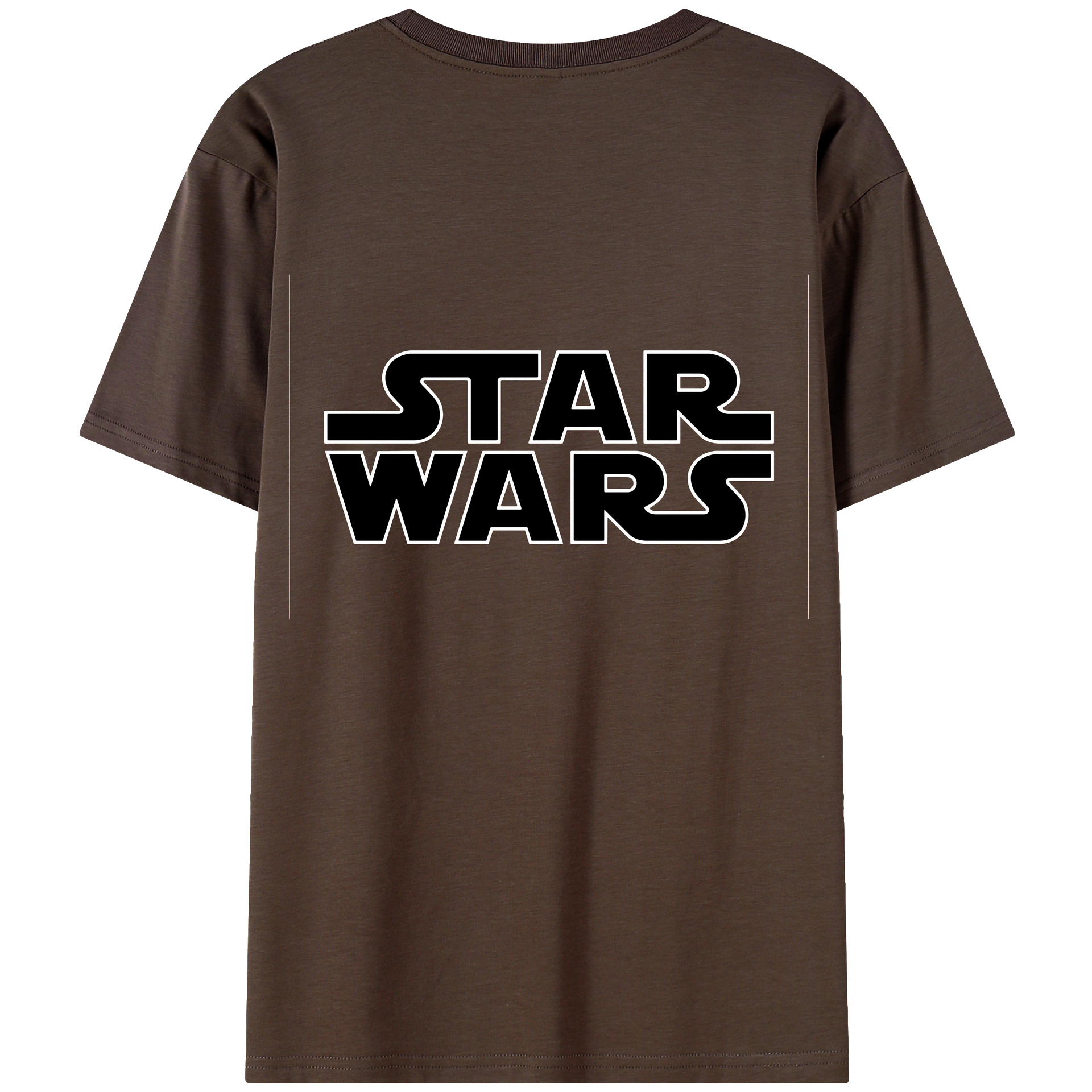 （画像用） スター・ウォーズ Star Wars 綿100％半袖Tシャツ（背面プリント）