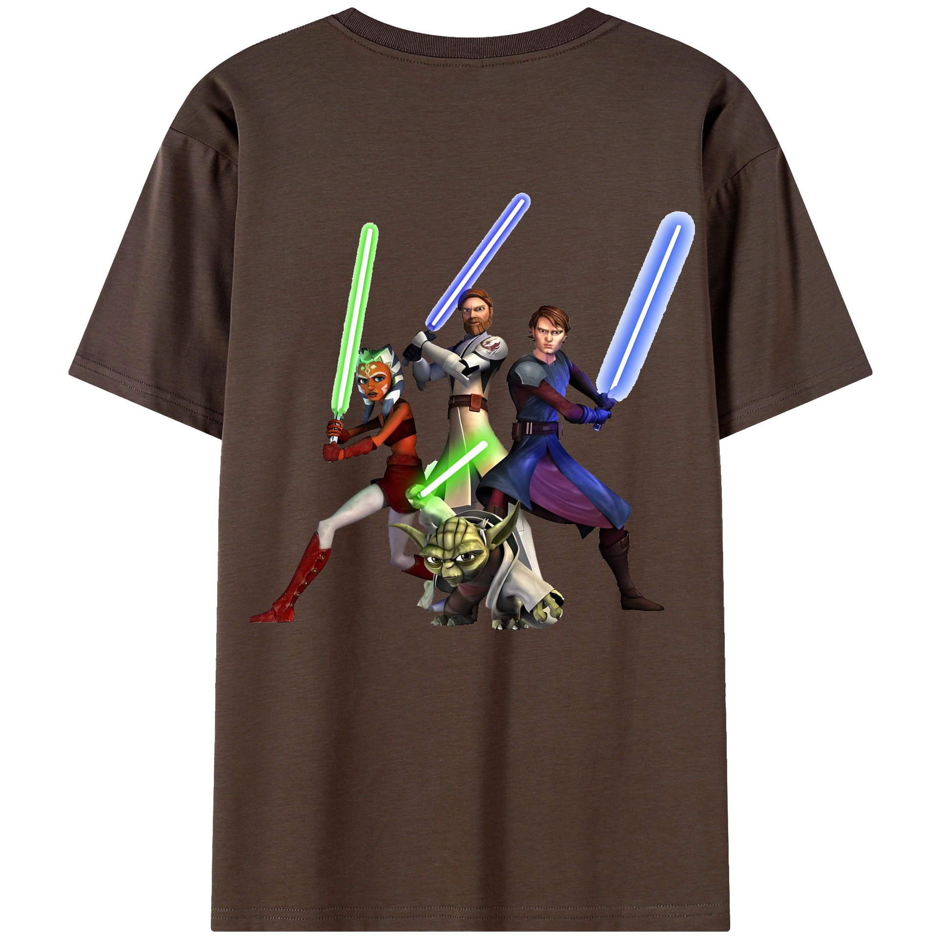 （画像用） スター・ウォーズ Star Wars 綿100％半袖Tシャツ（背面プリント）