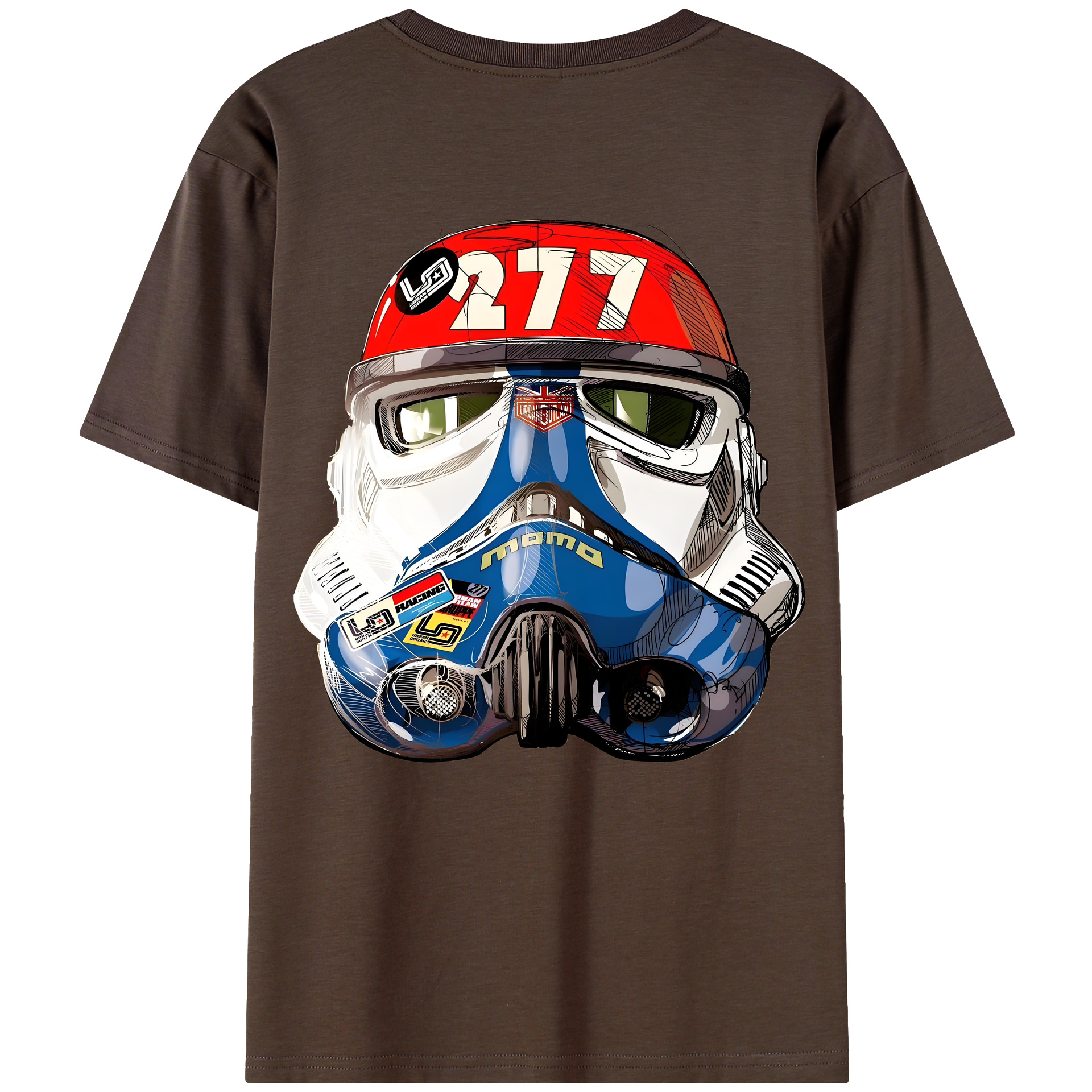 （画像用） スター・ウォーズ Star Wars 綿100％半袖Tシャツ（背面プリント）