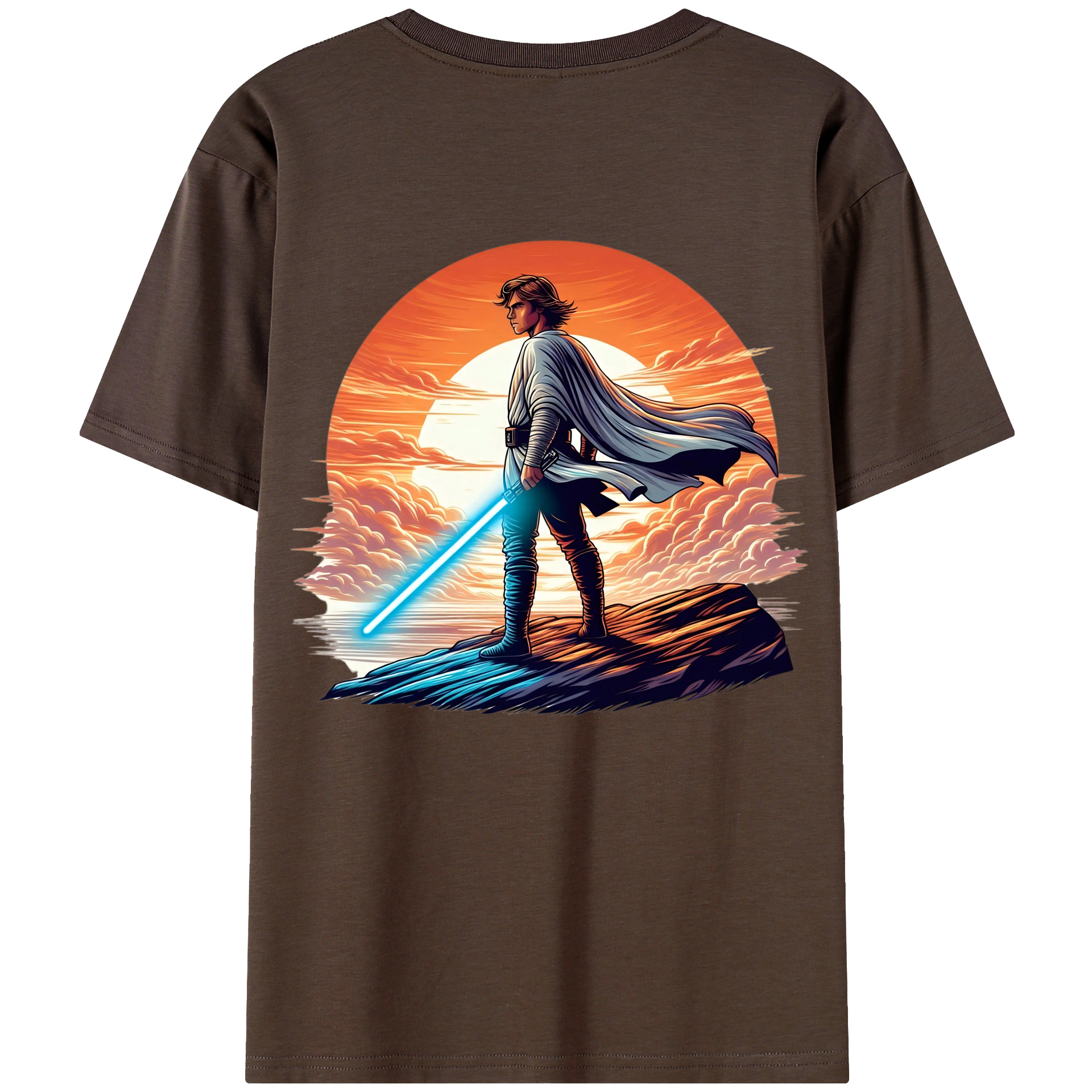 （画像用） スター・ウォーズ Star Wars 綿100％半袖Tシャツ（背面プリント）