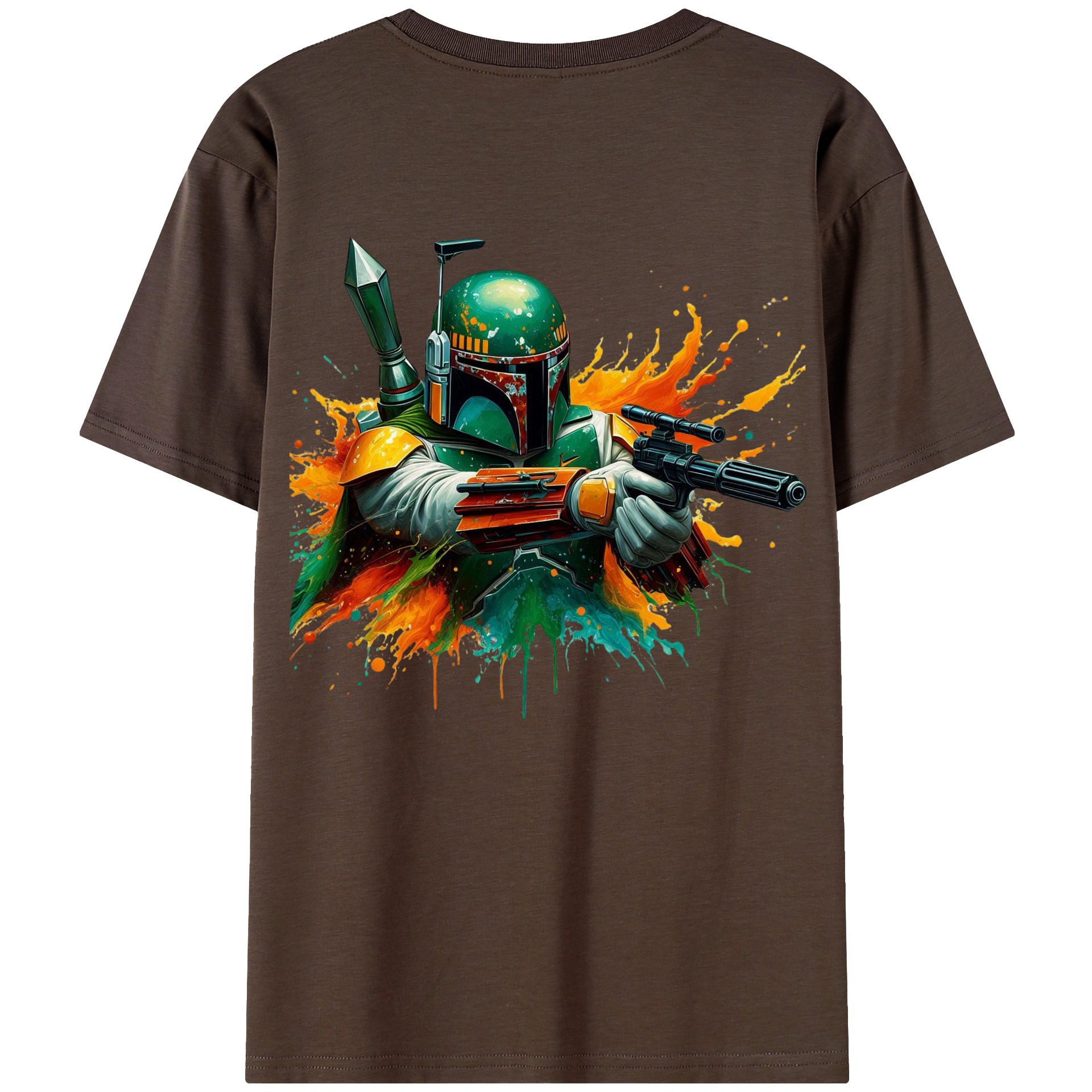 （画像用） スター・ウォーズ Star Wars 綿100％半袖Tシャツ（背面プリント）