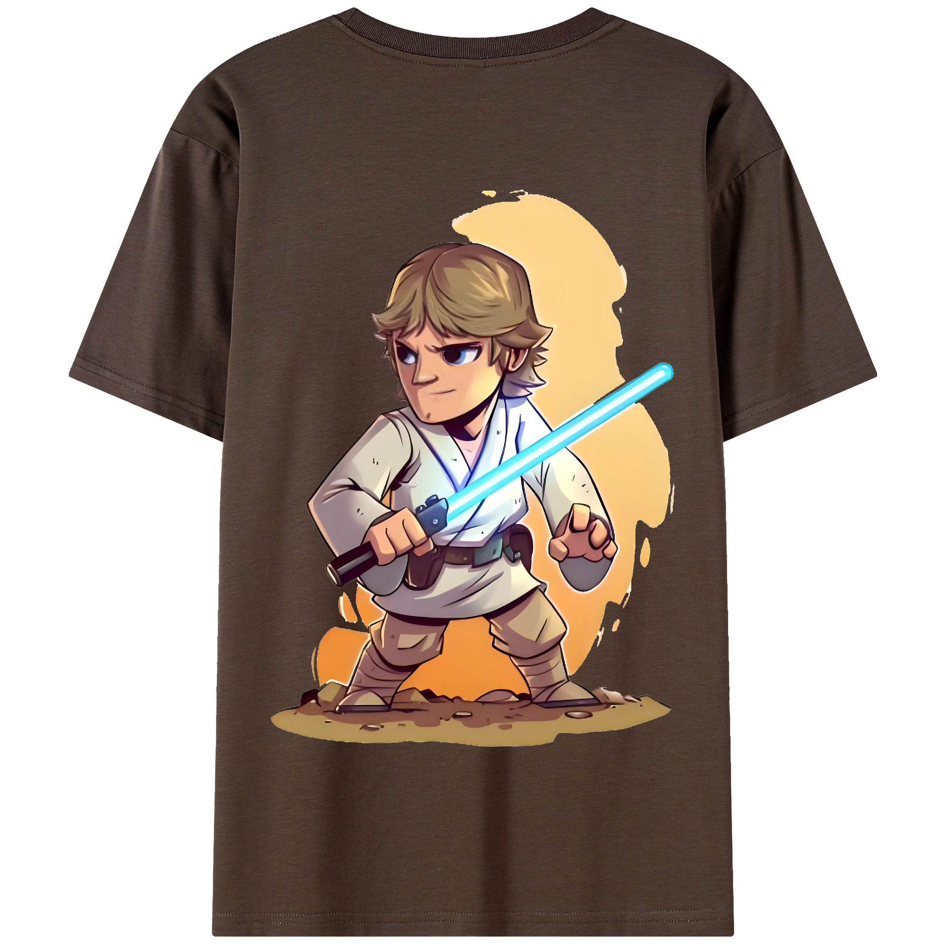 （画像用） スター・ウォーズ Star Wars 綿100％半袖Tシャツ（背面プリント）