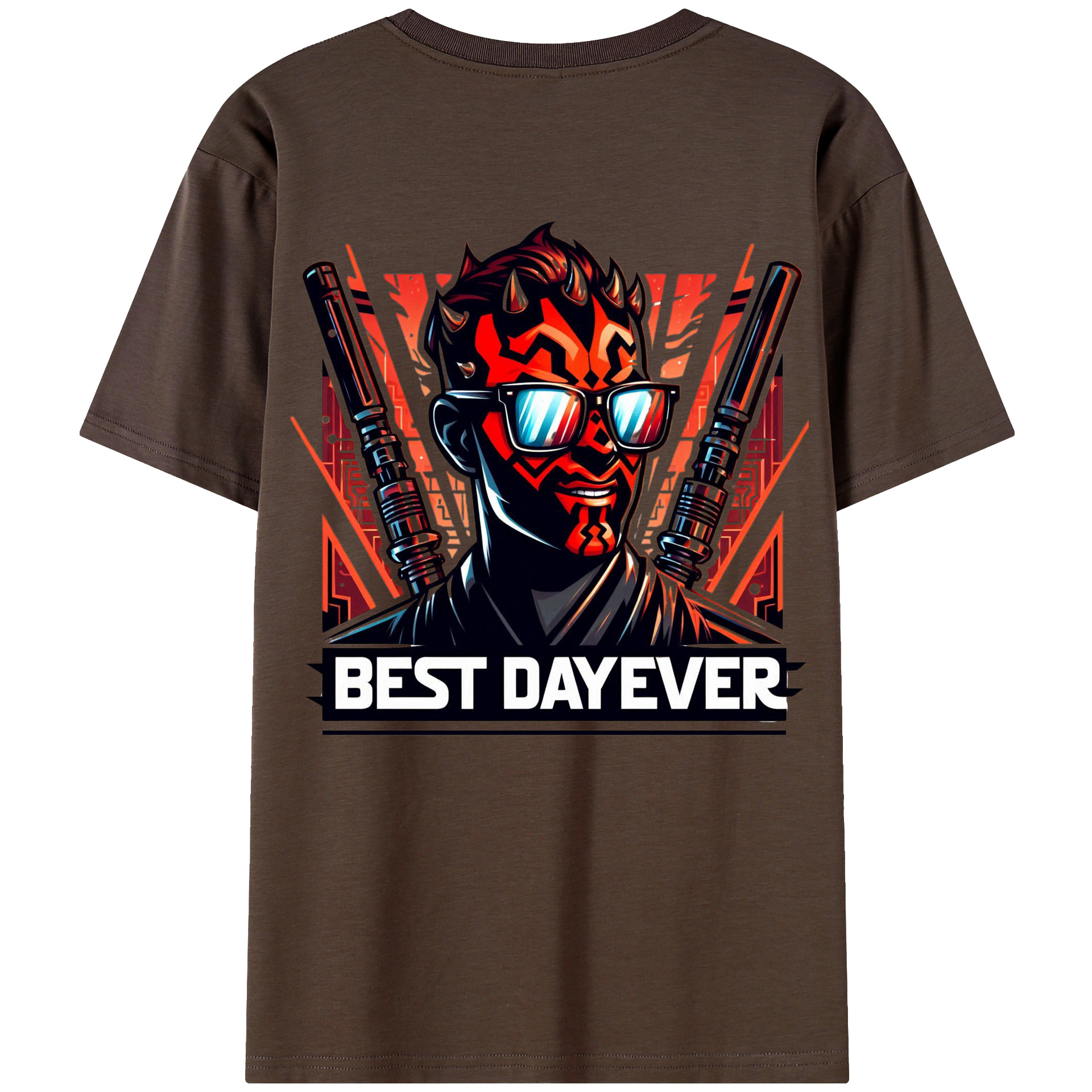 （画像用） スター・ウォーズ Star Wars 綿100％半袖Tシャツ（背面プリント）
