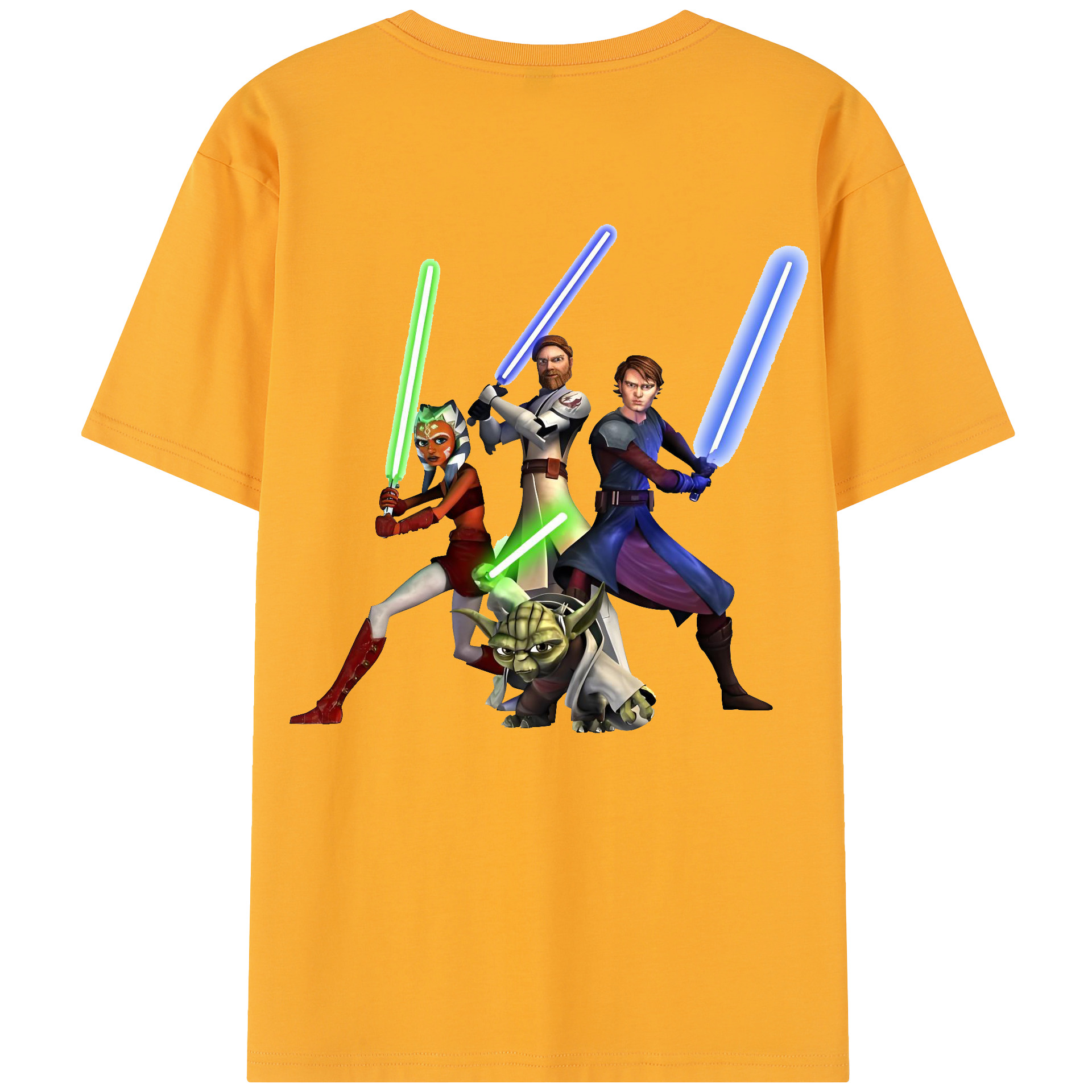 （画像用） スター・ウォーズ Star Wars 綿100％半袖Tシャツ（背面プリント）
