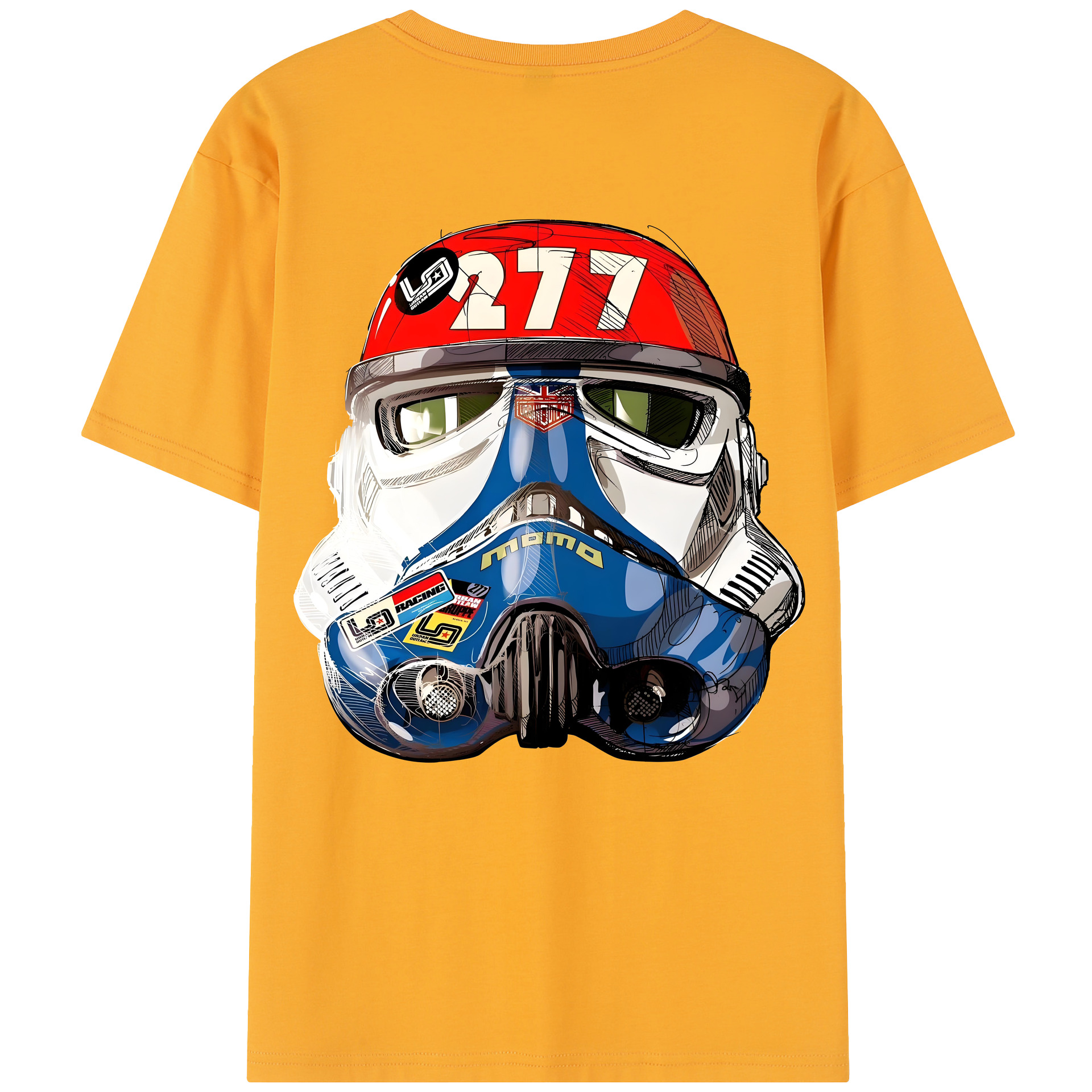 （画像用） スター・ウォーズ Star Wars 綿100％半袖Tシャツ（背面プリント）