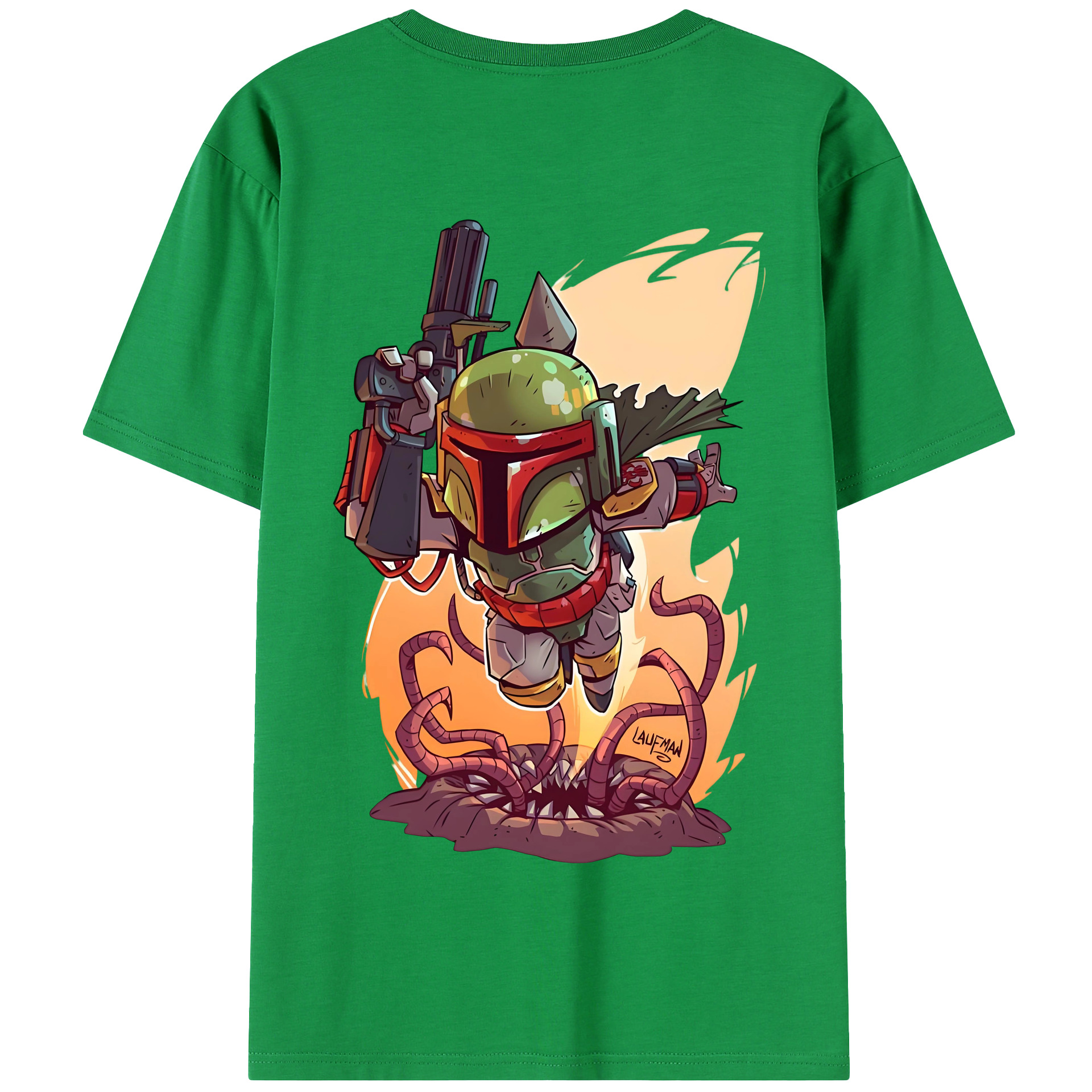 （画像用） スター・ウォーズ Star Wars 綿100％半袖Tシャツ（背面プリント）