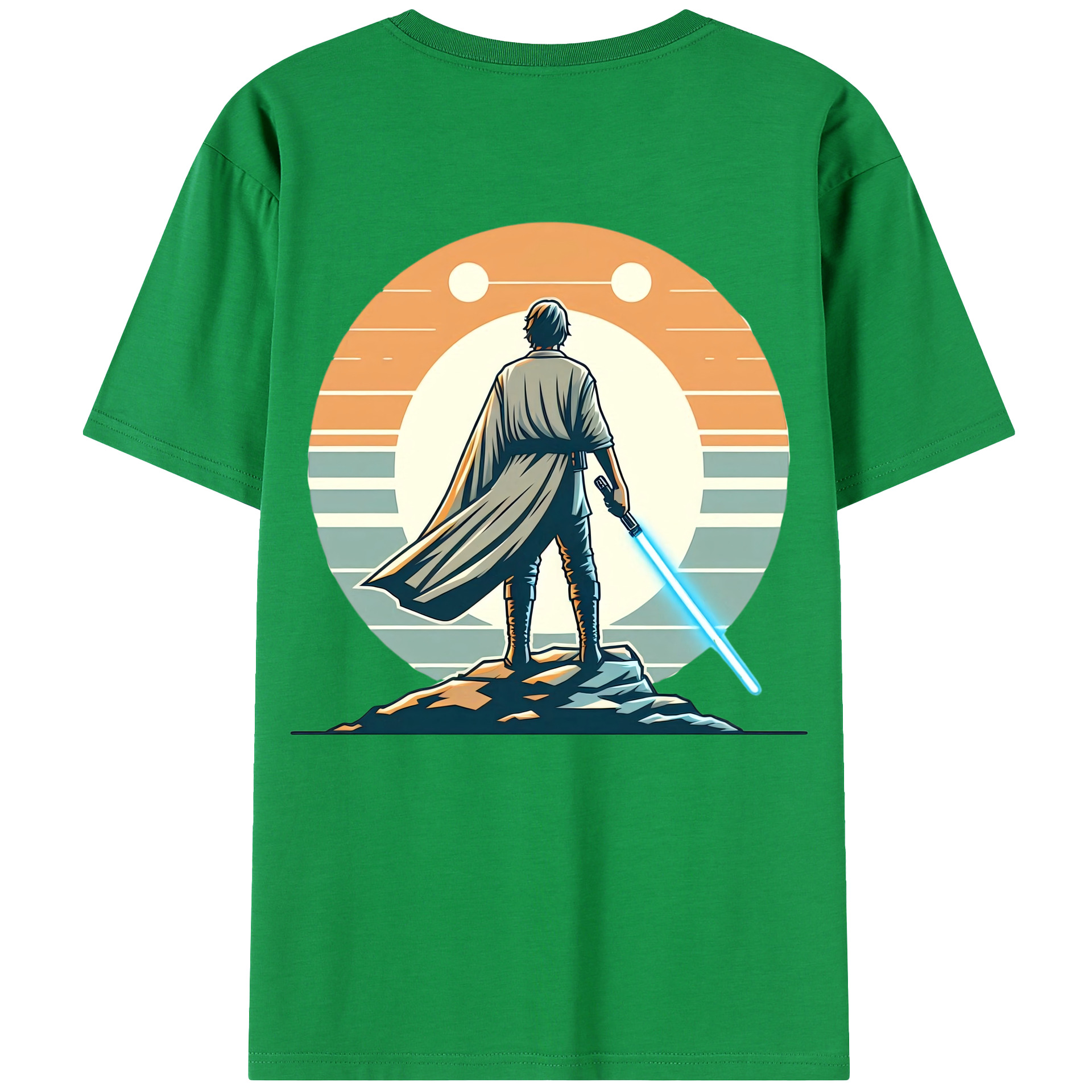 （画像用） スター・ウォーズ Star Wars 綿100％半袖Tシャツ（背面プリント）