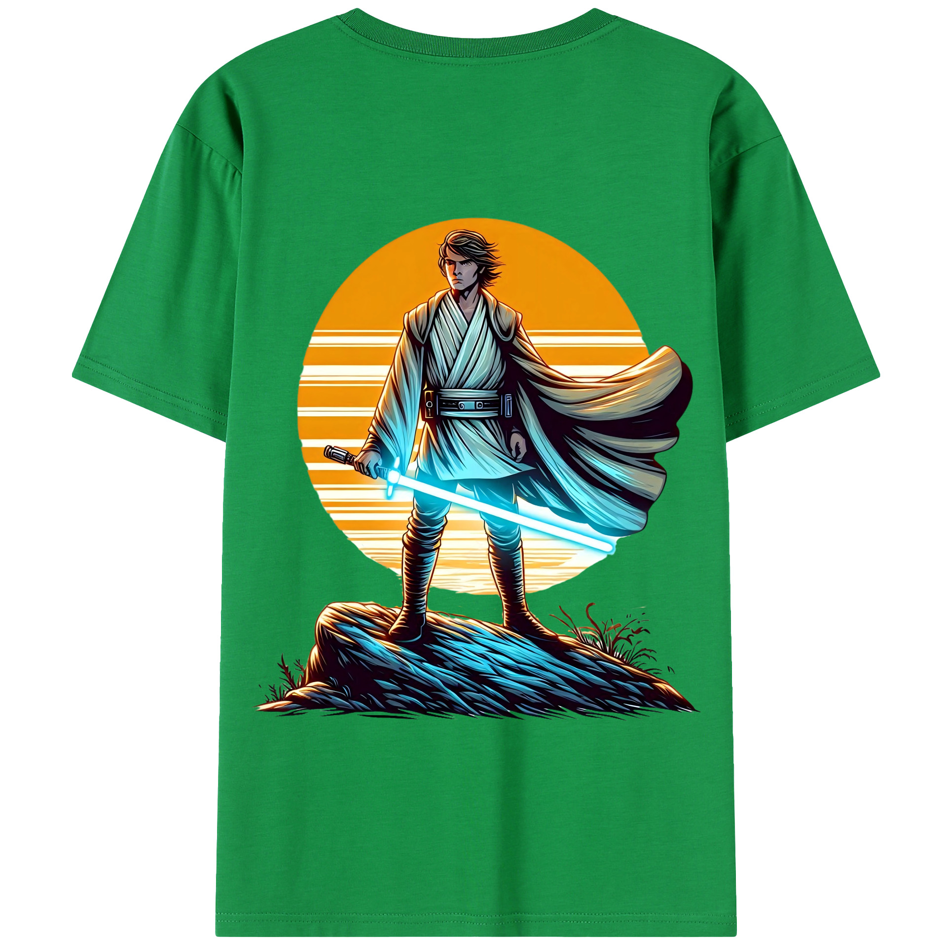 （画像用） スター・ウォーズ Star Wars 綿100％半袖Tシャツ（背面プリント）