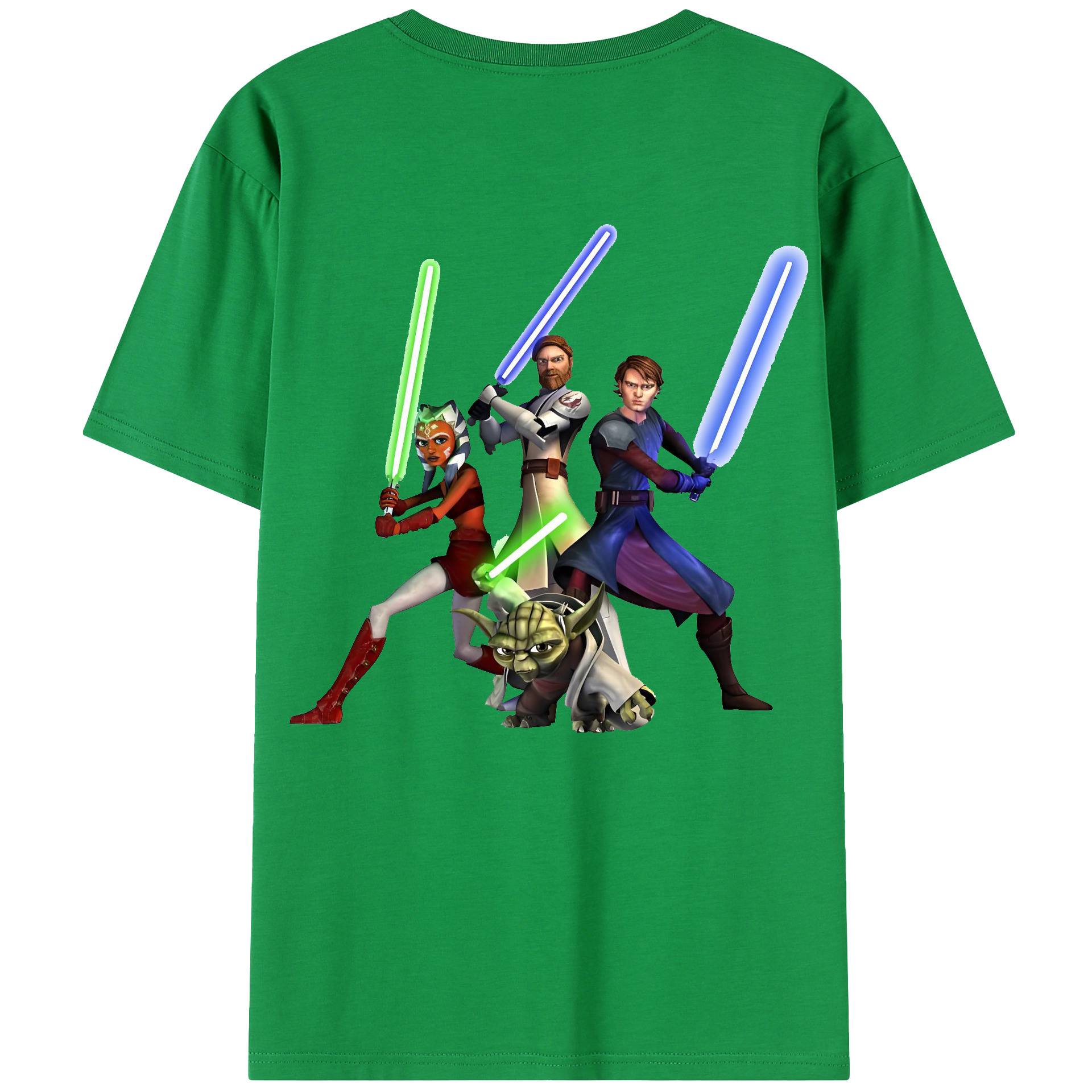 （画像用） スター・ウォーズ Star Wars 綿100％半袖Tシャツ（背面プリント）