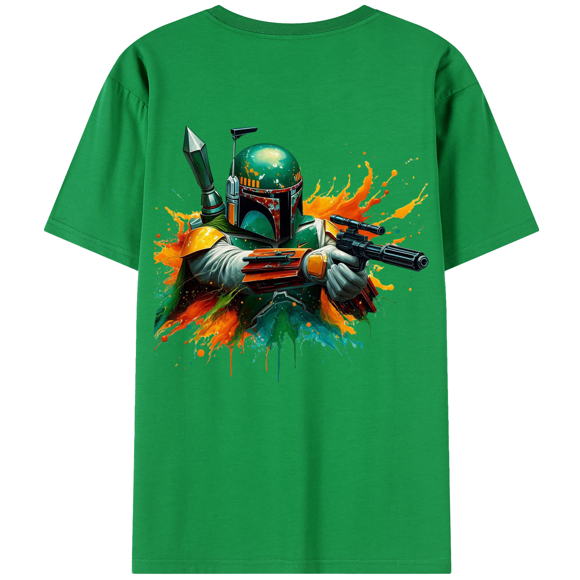 （画像用） スター・ウォーズ Star Wars 綿100％半袖Tシャツ（背面プリント）