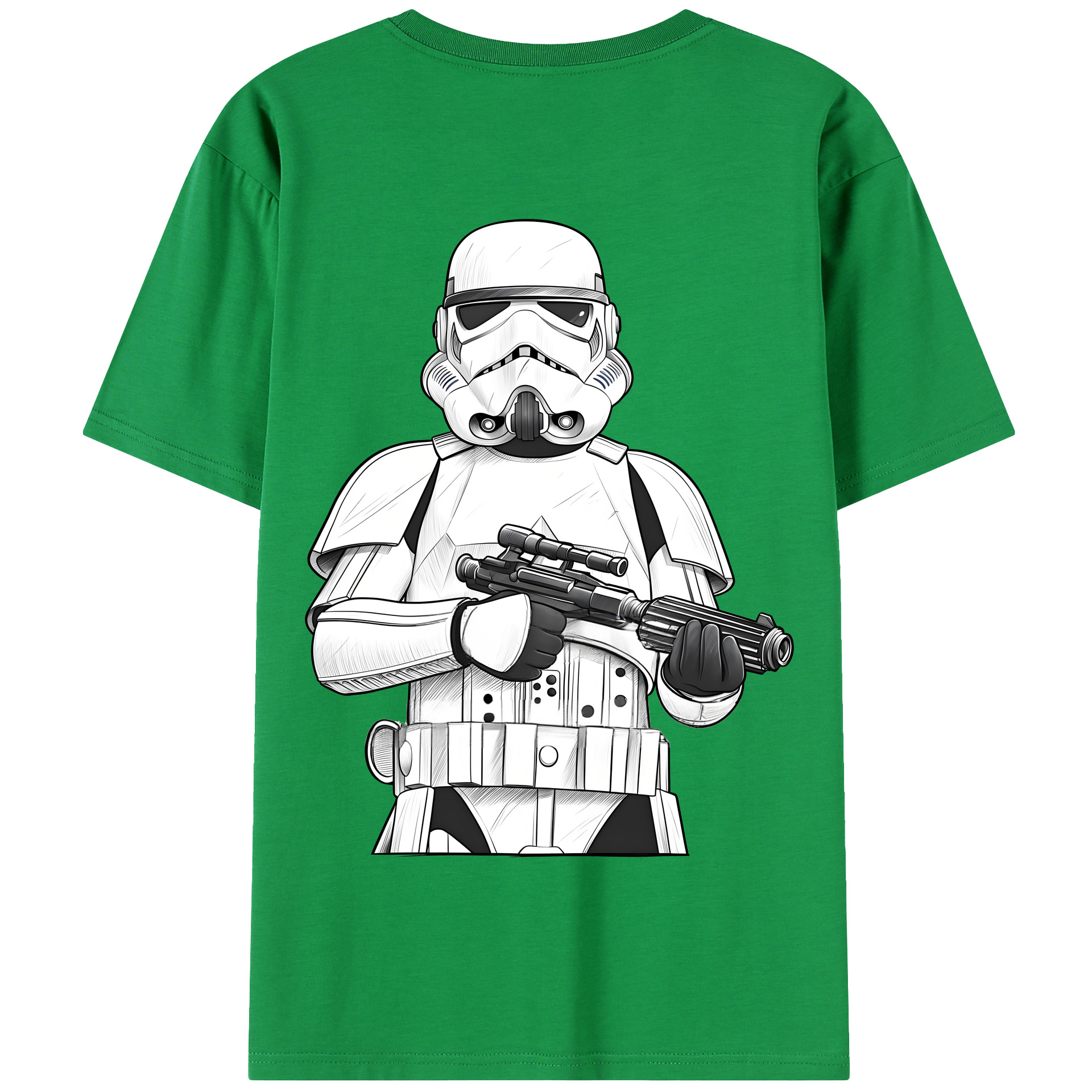 （画像用） スター・ウォーズ Star Wars 綿100％半袖Tシャツ（背面プリント）
