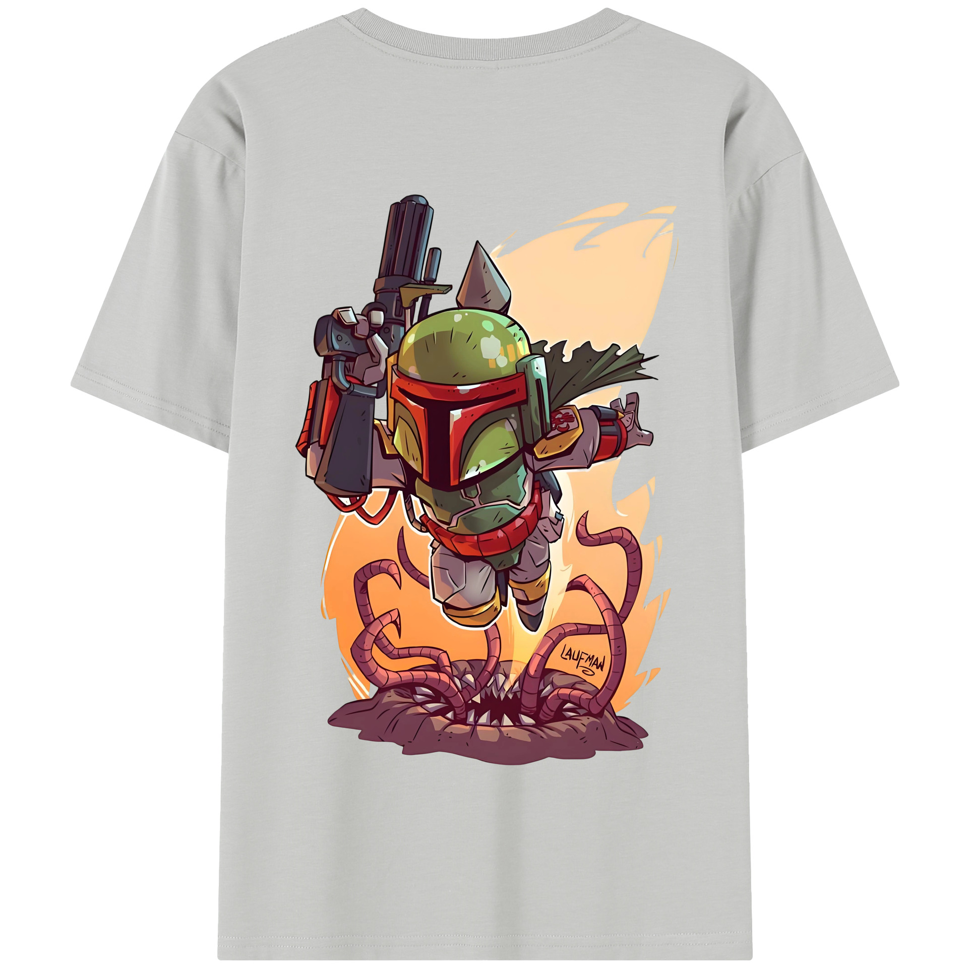 （画像用） スター・ウォーズ Star Wars 綿100％半袖Tシャツ（背面プリント）