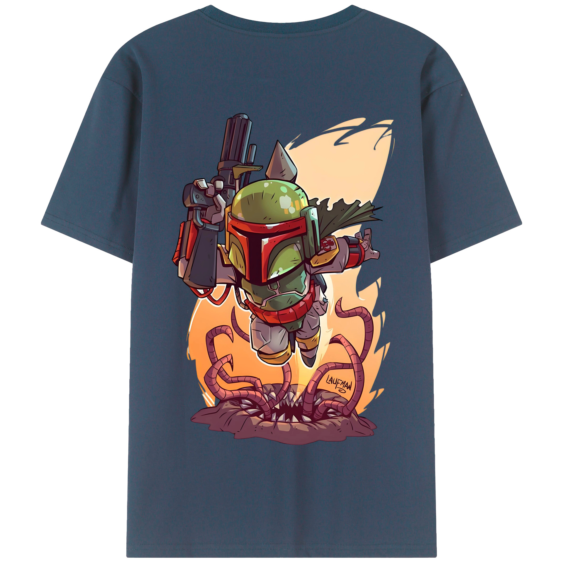 （画像用） スター・ウォーズ Star Wars 綿100％半袖Tシャツ（背面プリント）