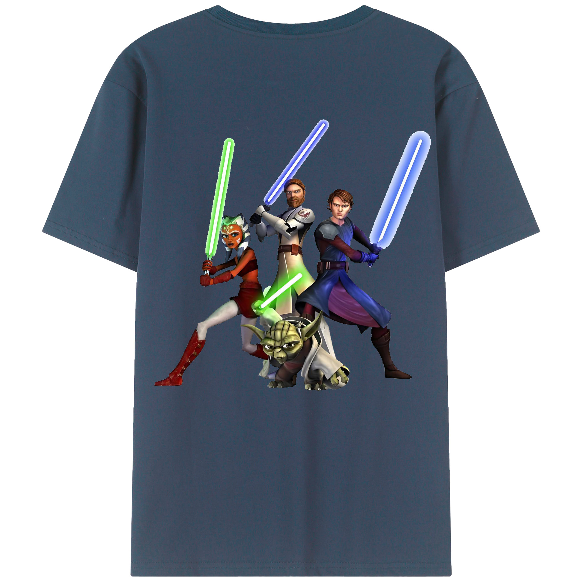 （画像用） スター・ウォーズ Star Wars 綿100％半袖Tシャツ（背面プリント）