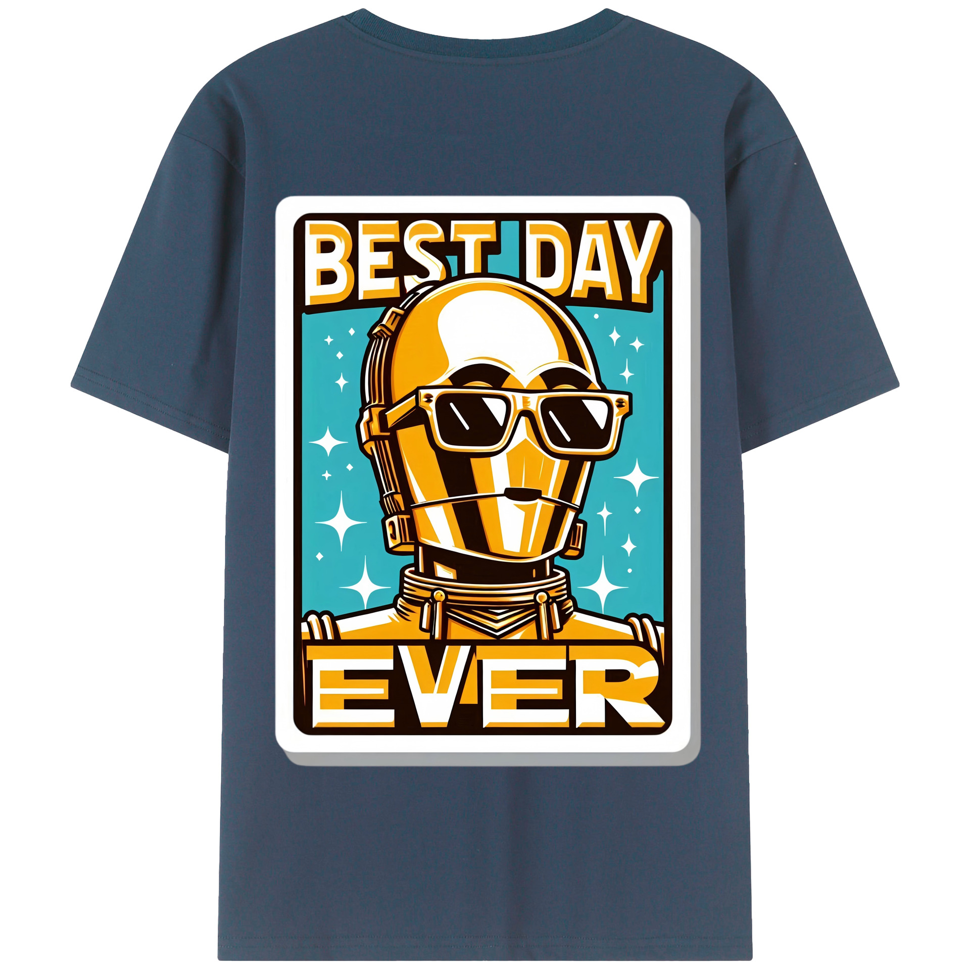 （画像用） スター・ウォーズ Star Wars 綿100％半袖Tシャツ（背面プリント）