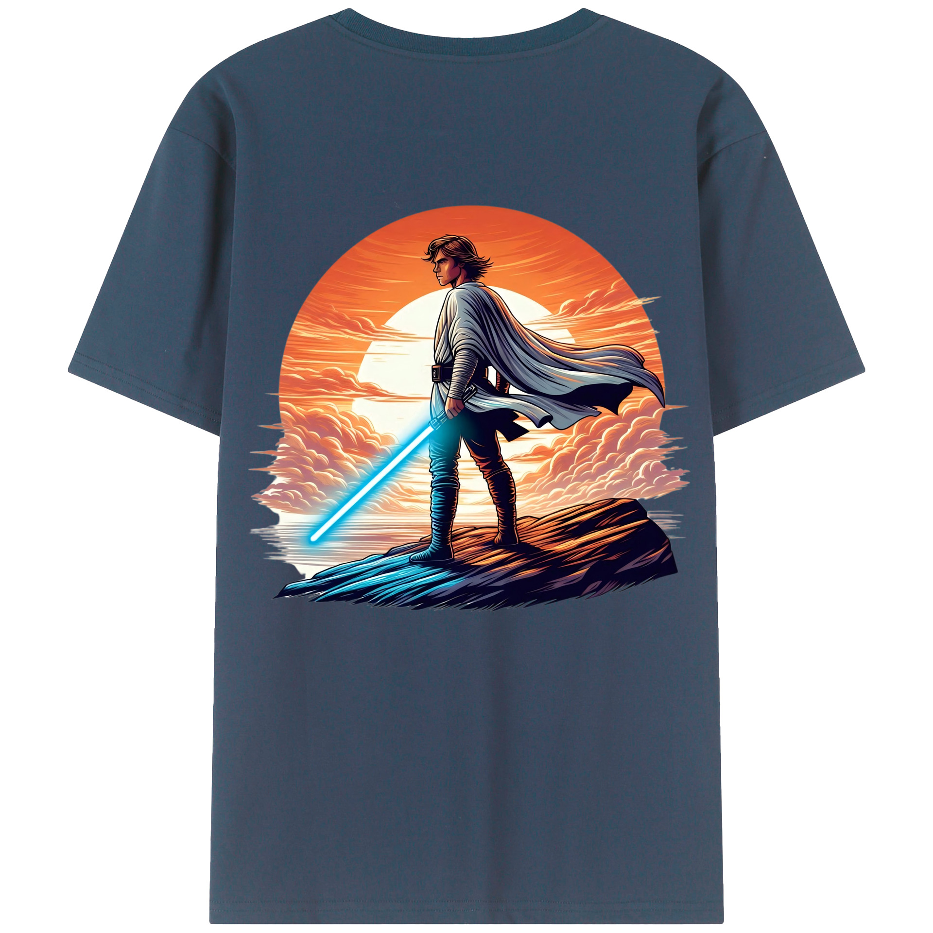 （画像用） スター・ウォーズ Star Wars 綿100％半袖Tシャツ（背面プリント）