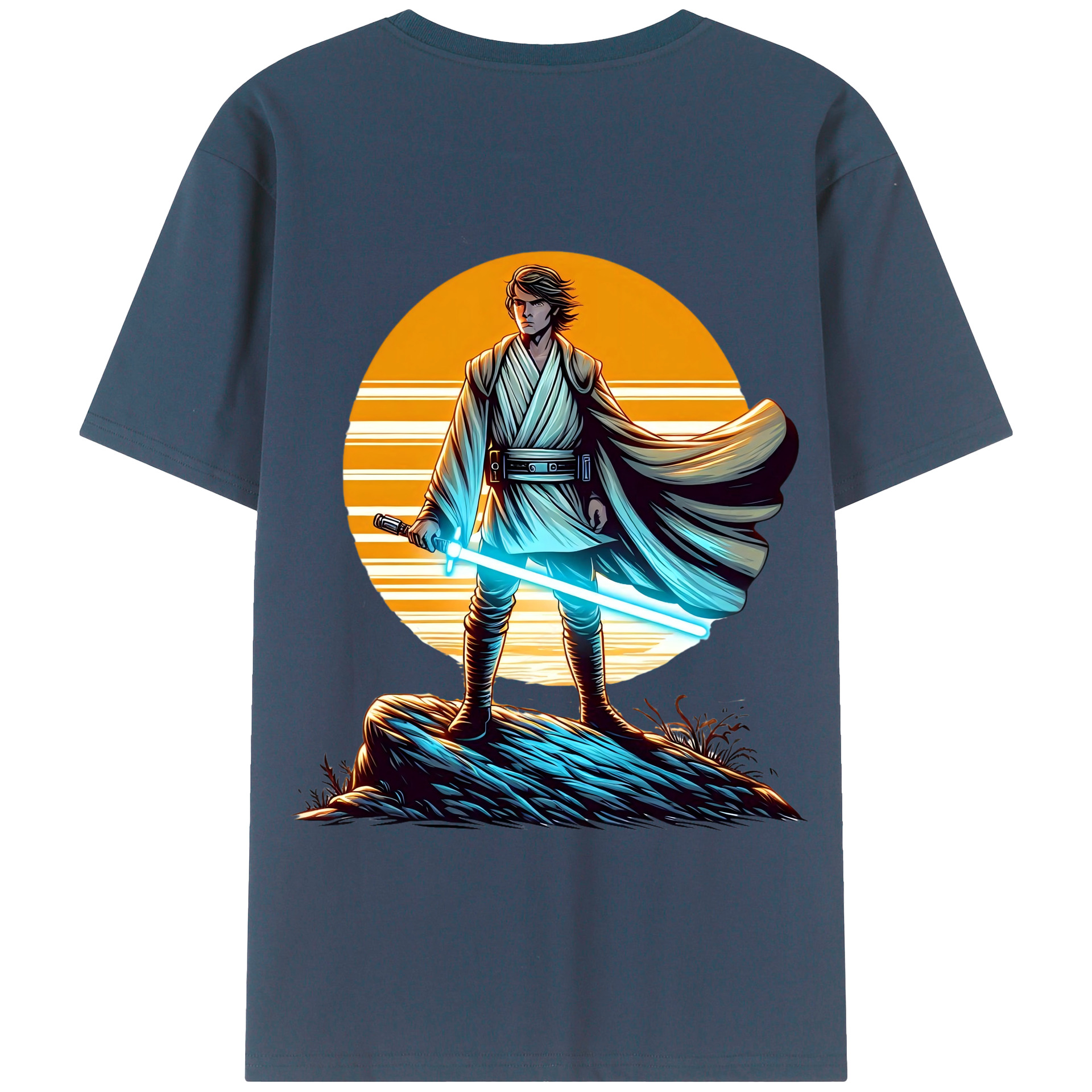 （画像用） スター・ウォーズ Star Wars 綿100％半袖Tシャツ（背面プリント）