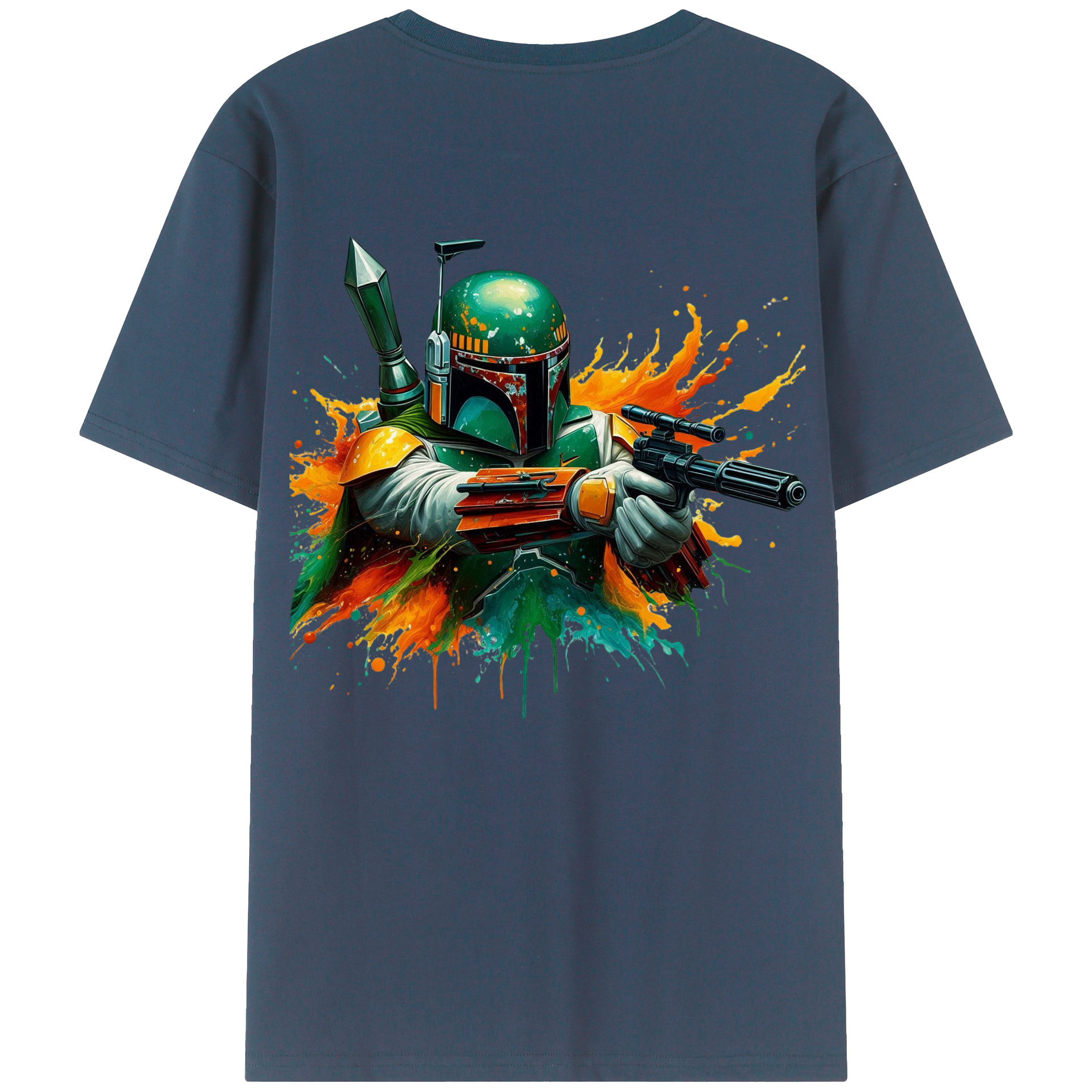 （画像用） スター・ウォーズ Star Wars 綿100％半袖Tシャツ（背面プリント）