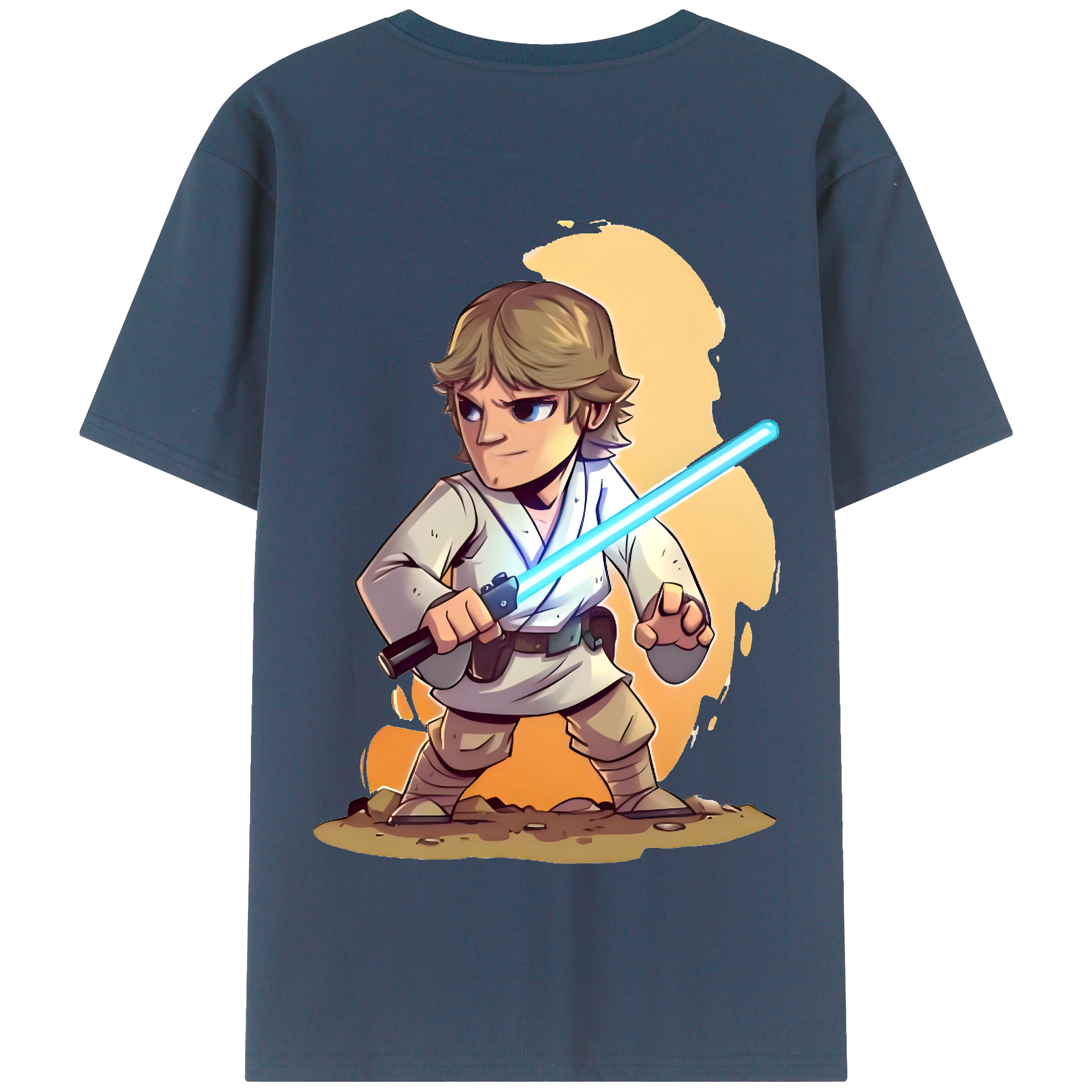 （画像用） スター・ウォーズ Star Wars 綿100％半袖Tシャツ（背面プリント）
