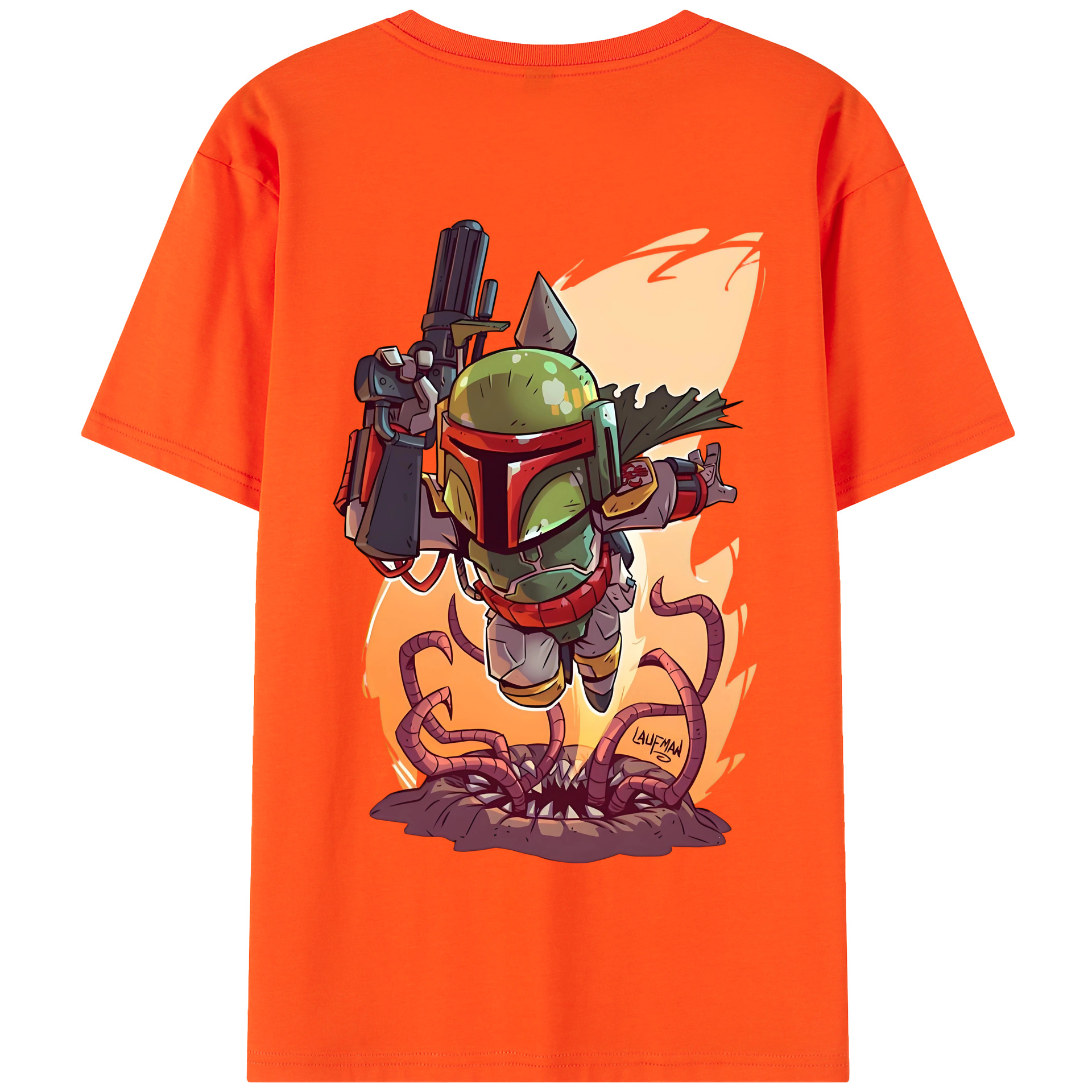 （画像用） スター・ウォーズ Star Wars 綿100％半袖Tシャツ（背面プリント）