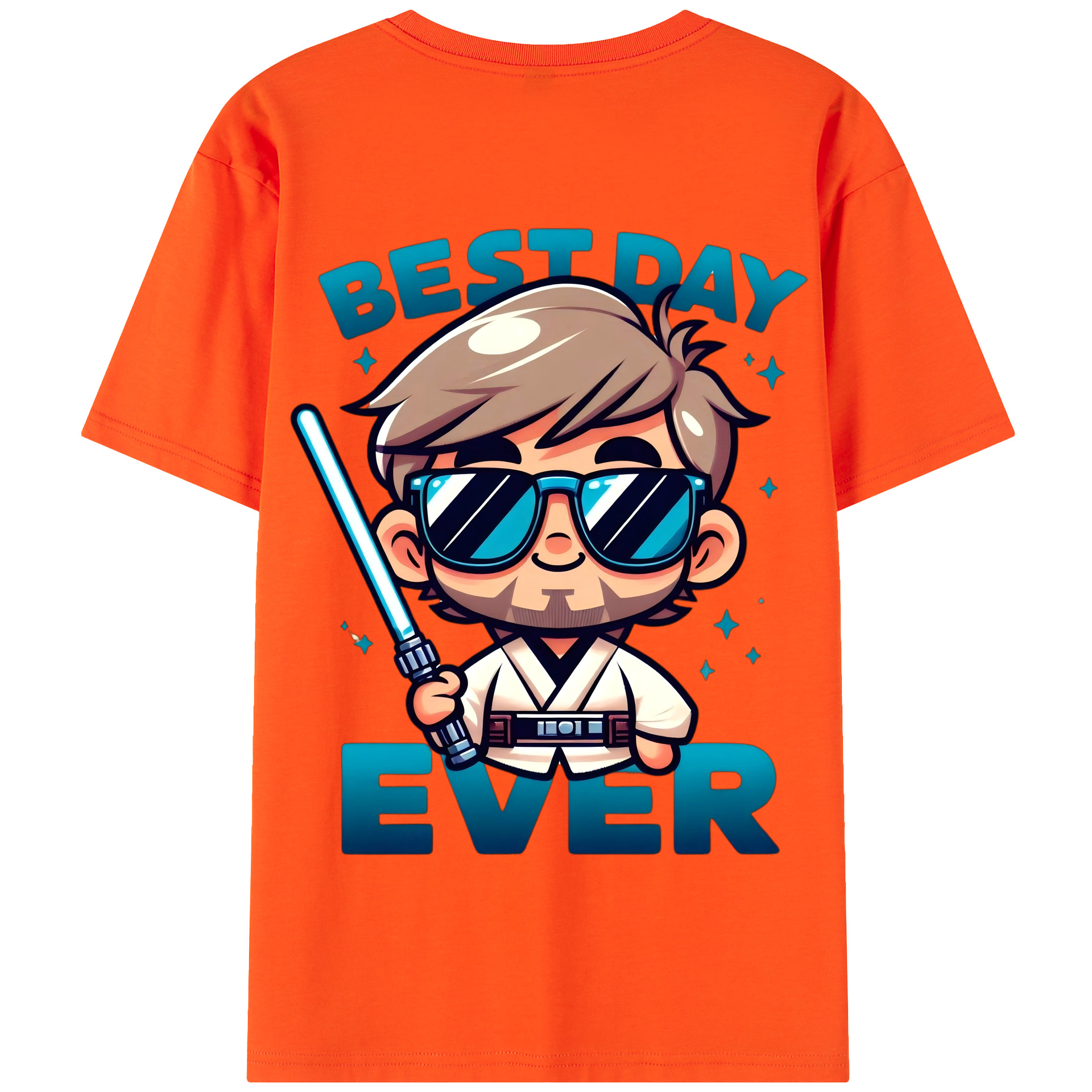 （画像用） スター・ウォーズ Star Wars 綿100％半袖Tシャツ（背面プリント）