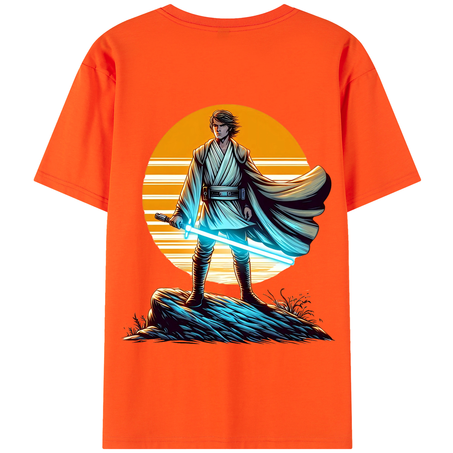 （画像用） スター・ウォーズ Star Wars 綿100％半袖Tシャツ（背面プリント）