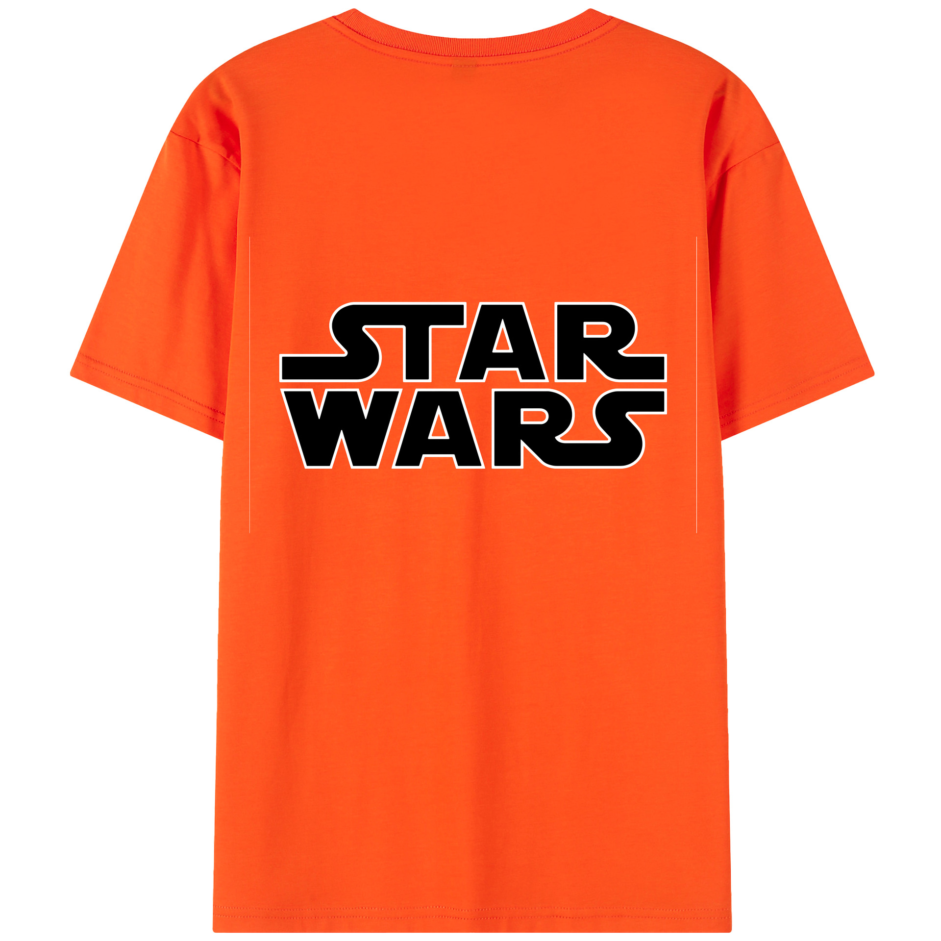 （画像用） スター・ウォーズ Star Wars 綿100％半袖Tシャツ（背面プリント）