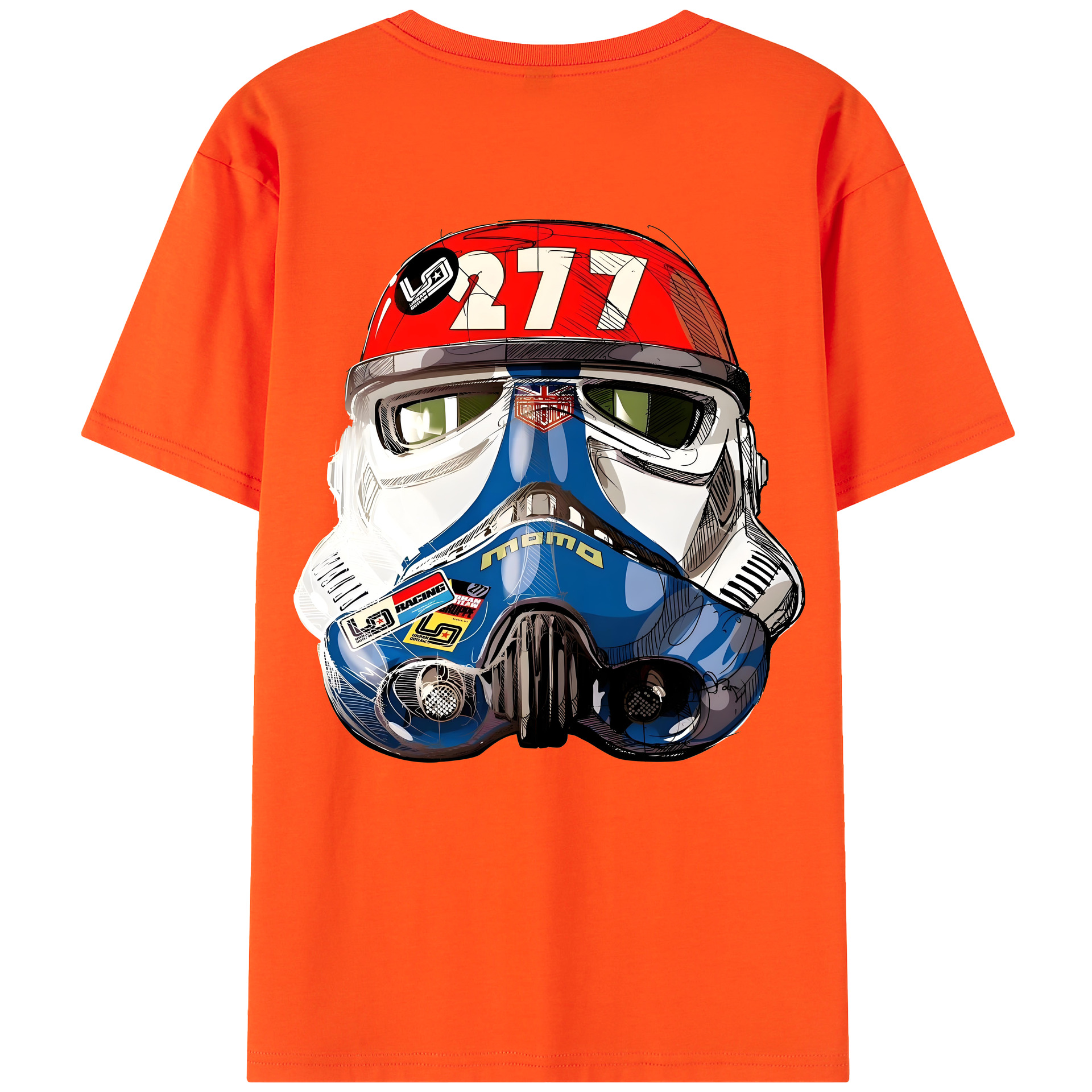 （画像用） スター・ウォーズ Star Wars 綿100％半袖Tシャツ（背面プリント）