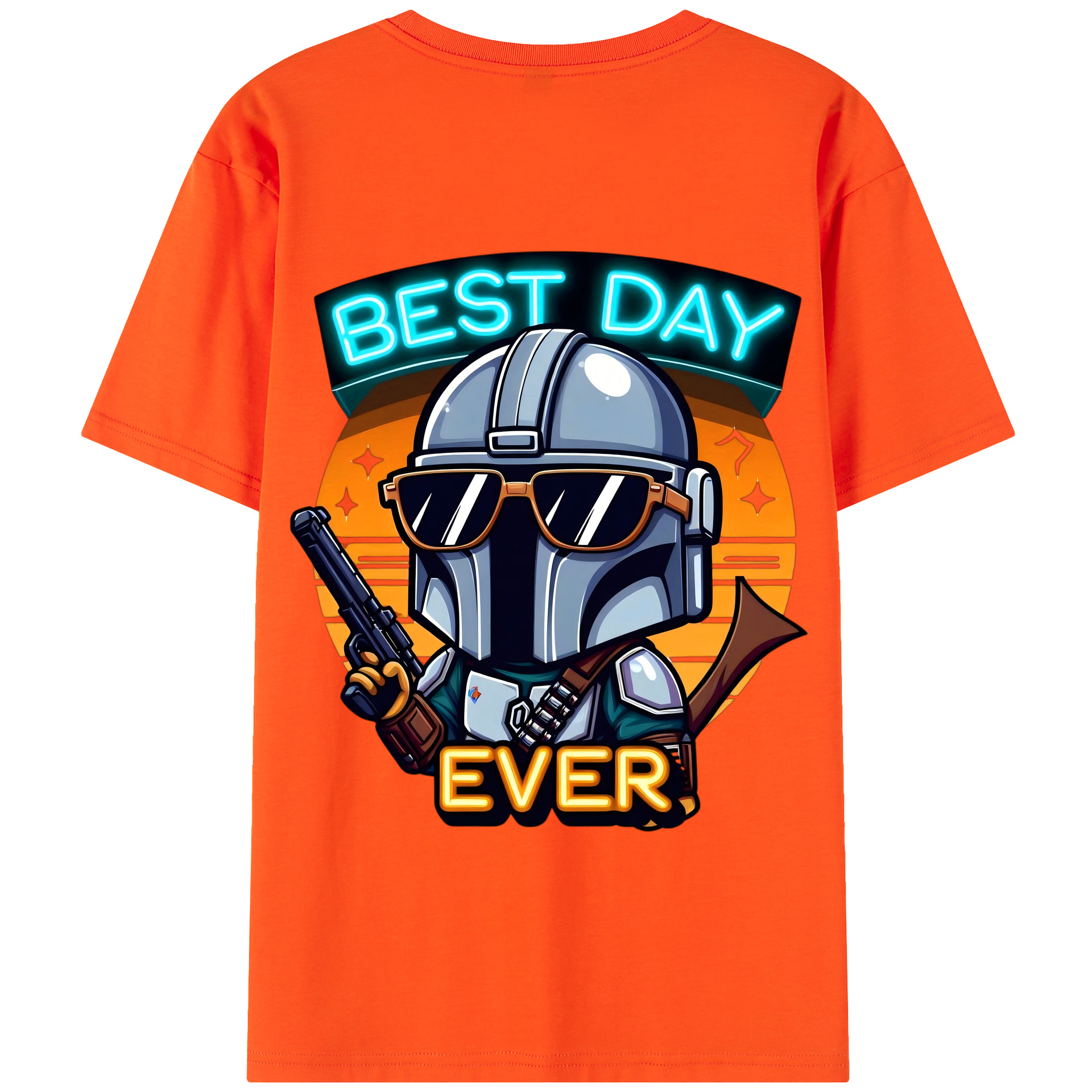 （画像用） スター・ウォーズ Star Wars 綿100％半袖Tシャツ（背面プリント）