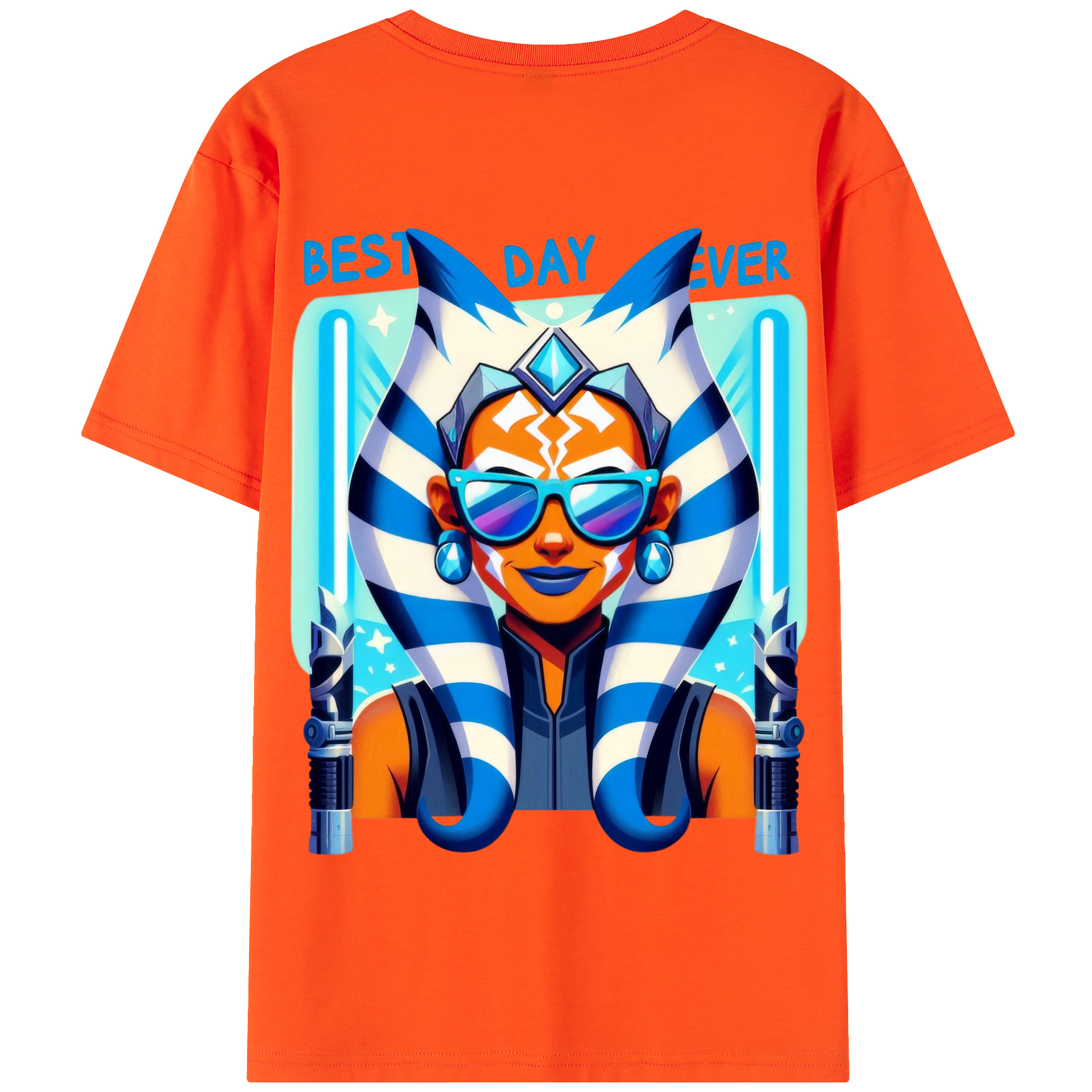 （画像用） スター・ウォーズ Star Wars 綿100％半袖Tシャツ（背面プリント）