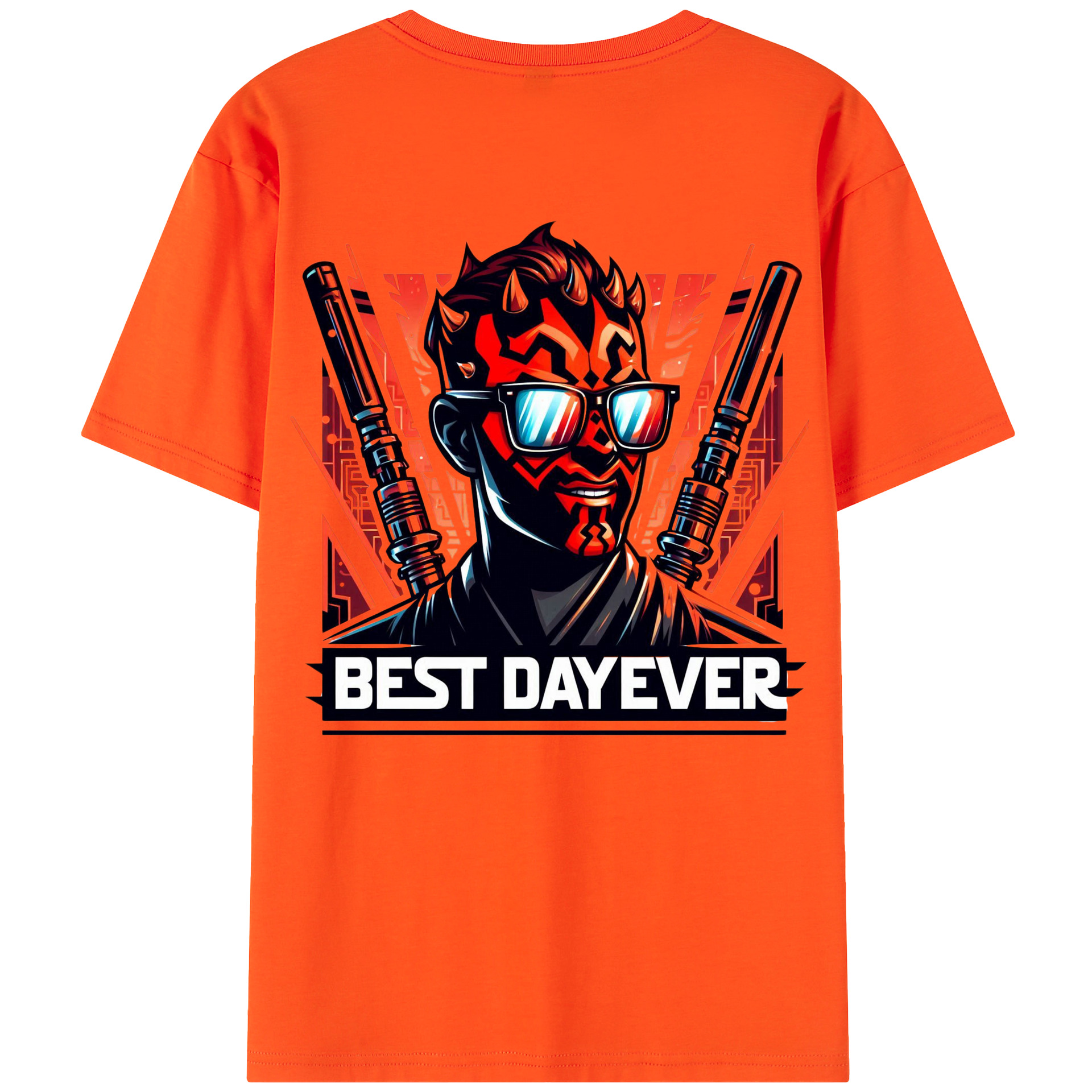 （画像用） スター・ウォーズ Star Wars 綿100％半袖Tシャツ（背面プリント）