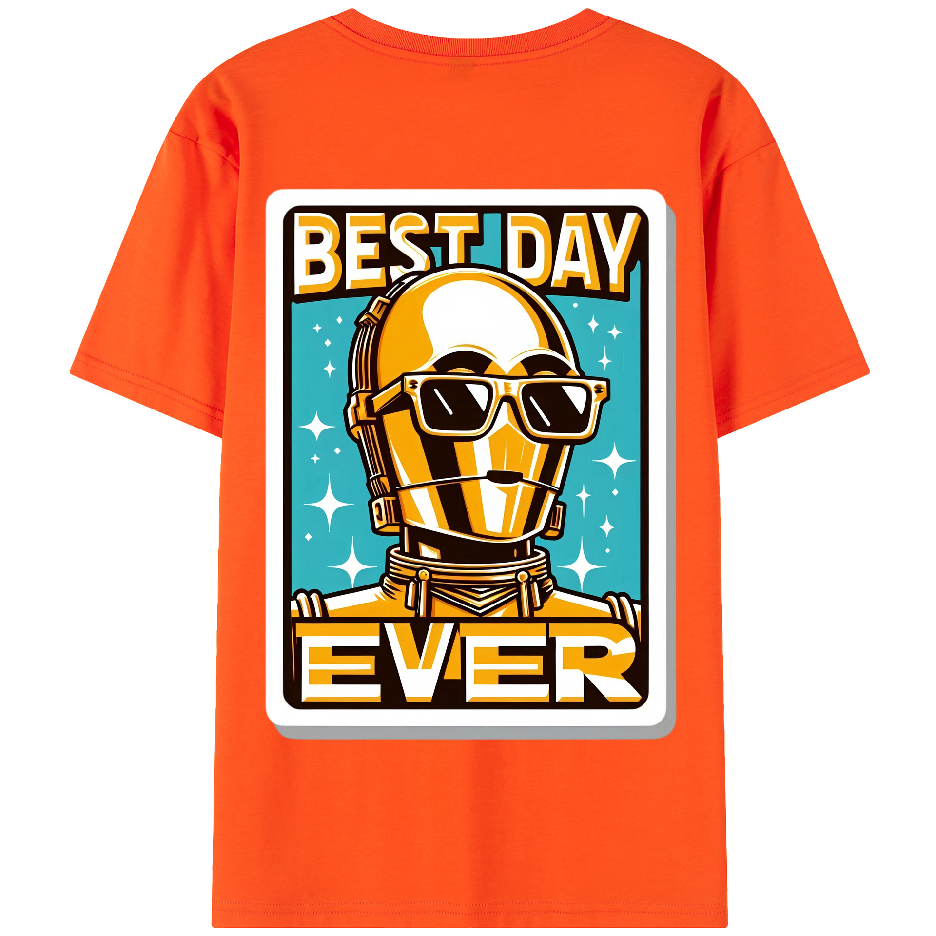 （画像用） スター・ウォーズ Star Wars 綿100％半袖Tシャツ（背面プリント）