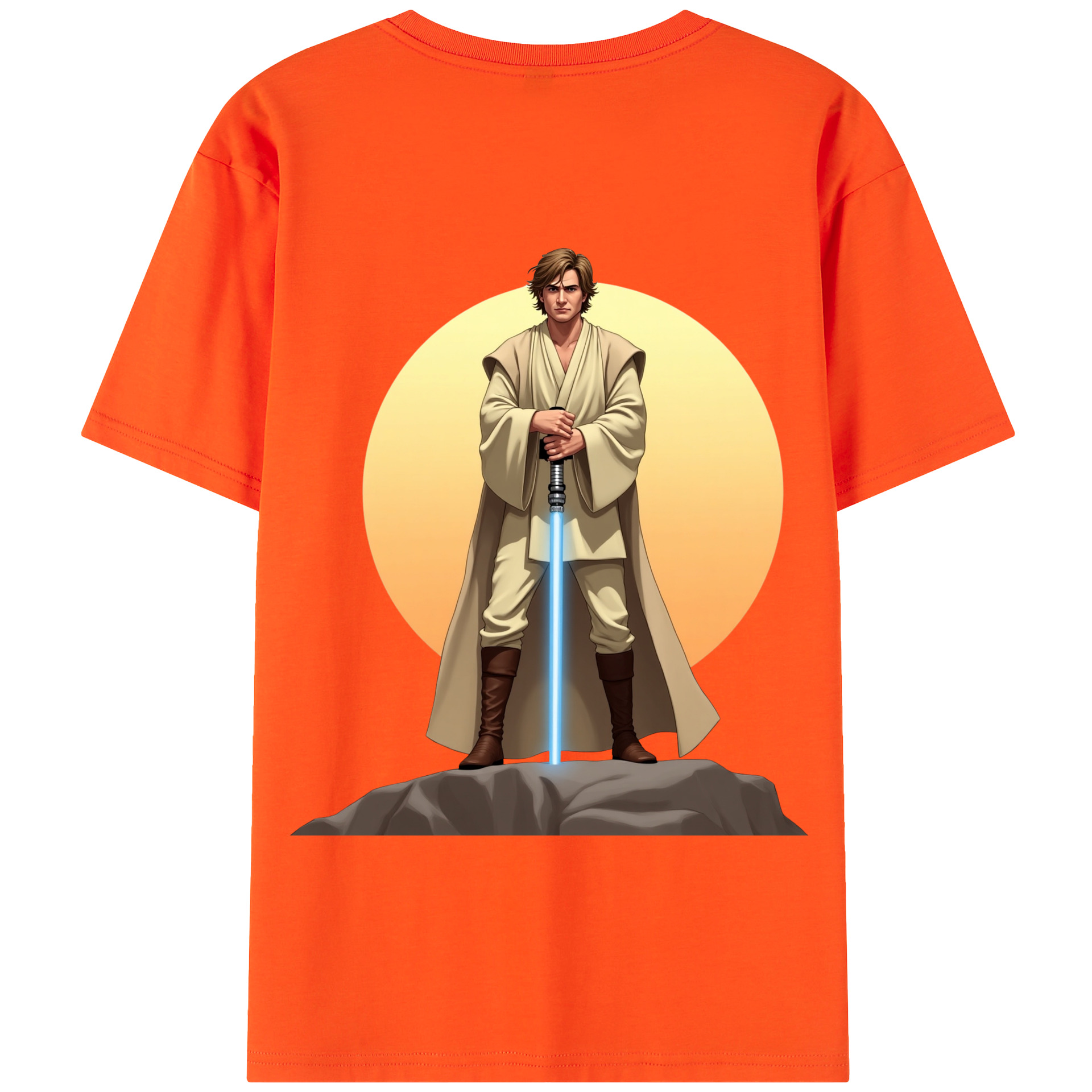 （画像用） スター・ウォーズ Star Wars 綿100％半袖Tシャツ（背面プリント）