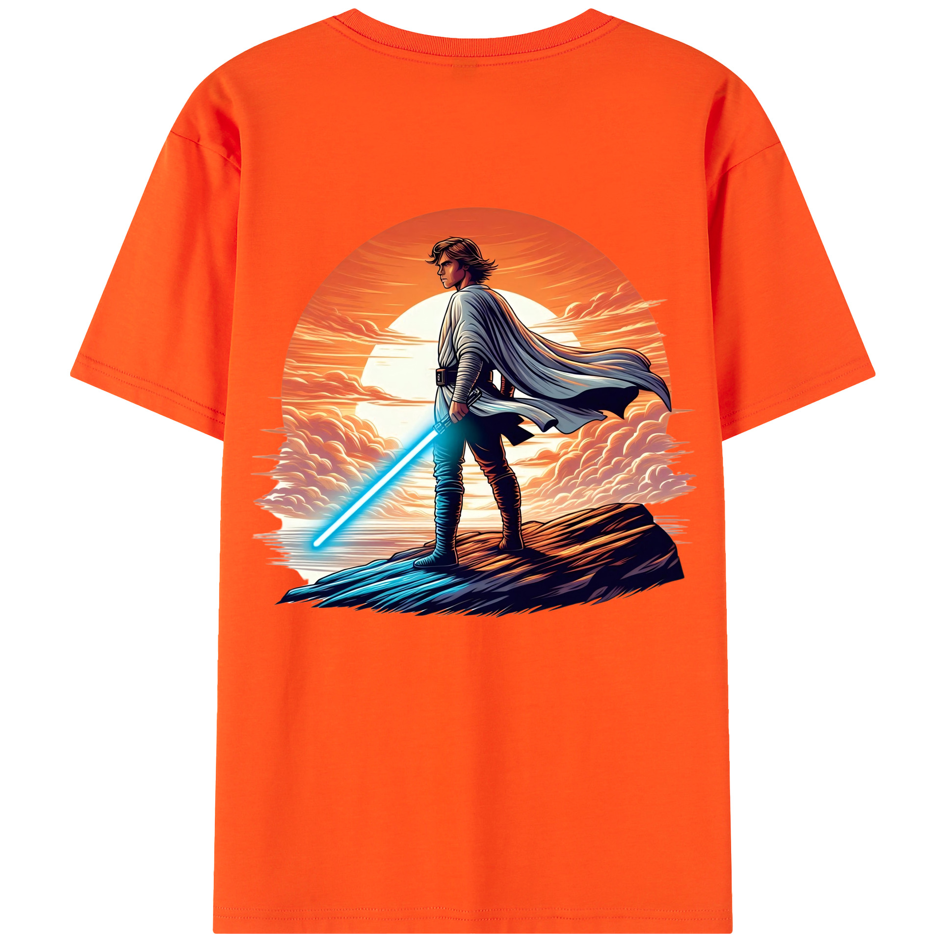 （画像用） スター・ウォーズ Star Wars 綿100％半袖Tシャツ（背面プリント）