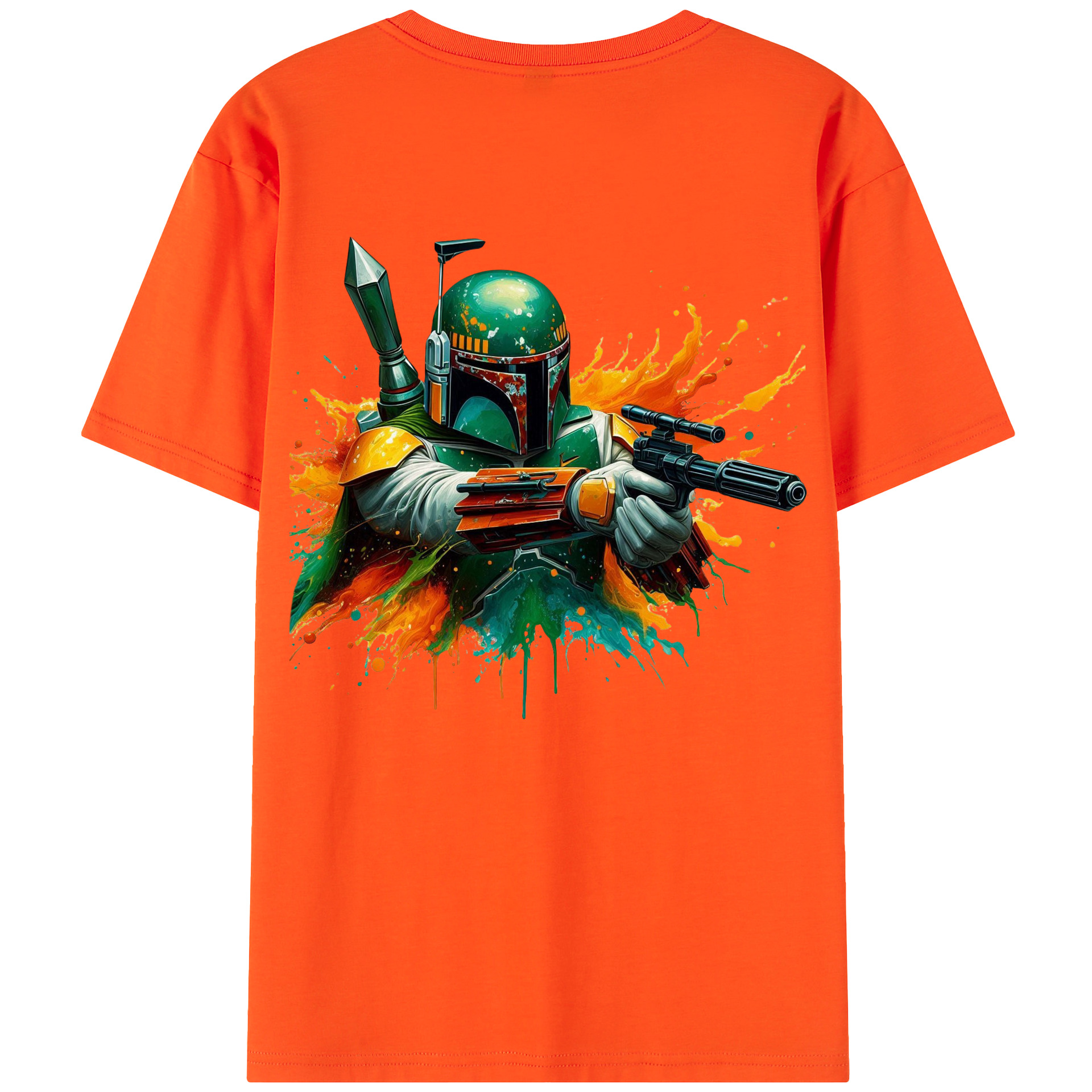 （画像用） スター・ウォーズ Star Wars 綿100％半袖Tシャツ（背面プリント）