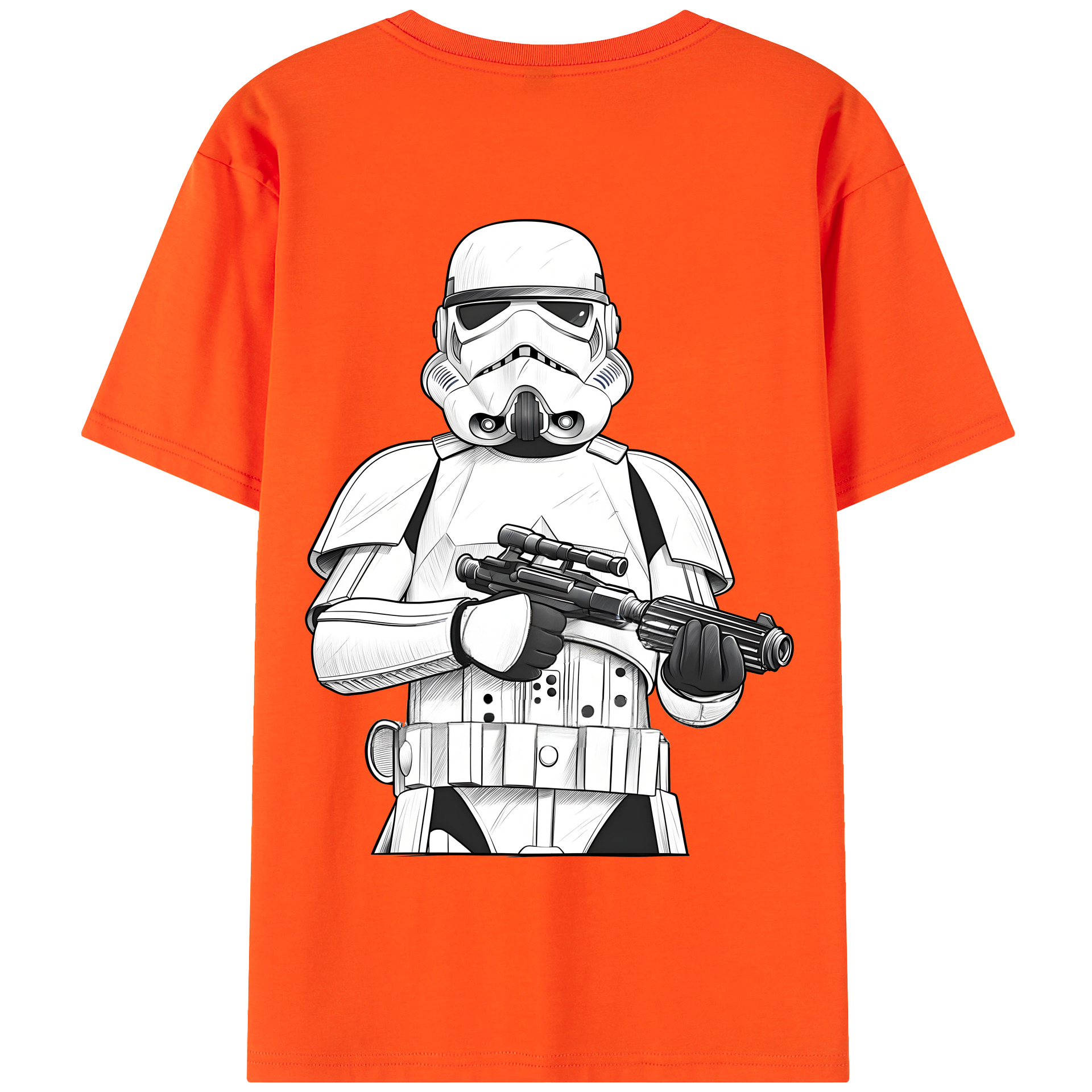 （画像用） スター・ウォーズ Star Wars 綿100％半袖Tシャツ（背面プリント）