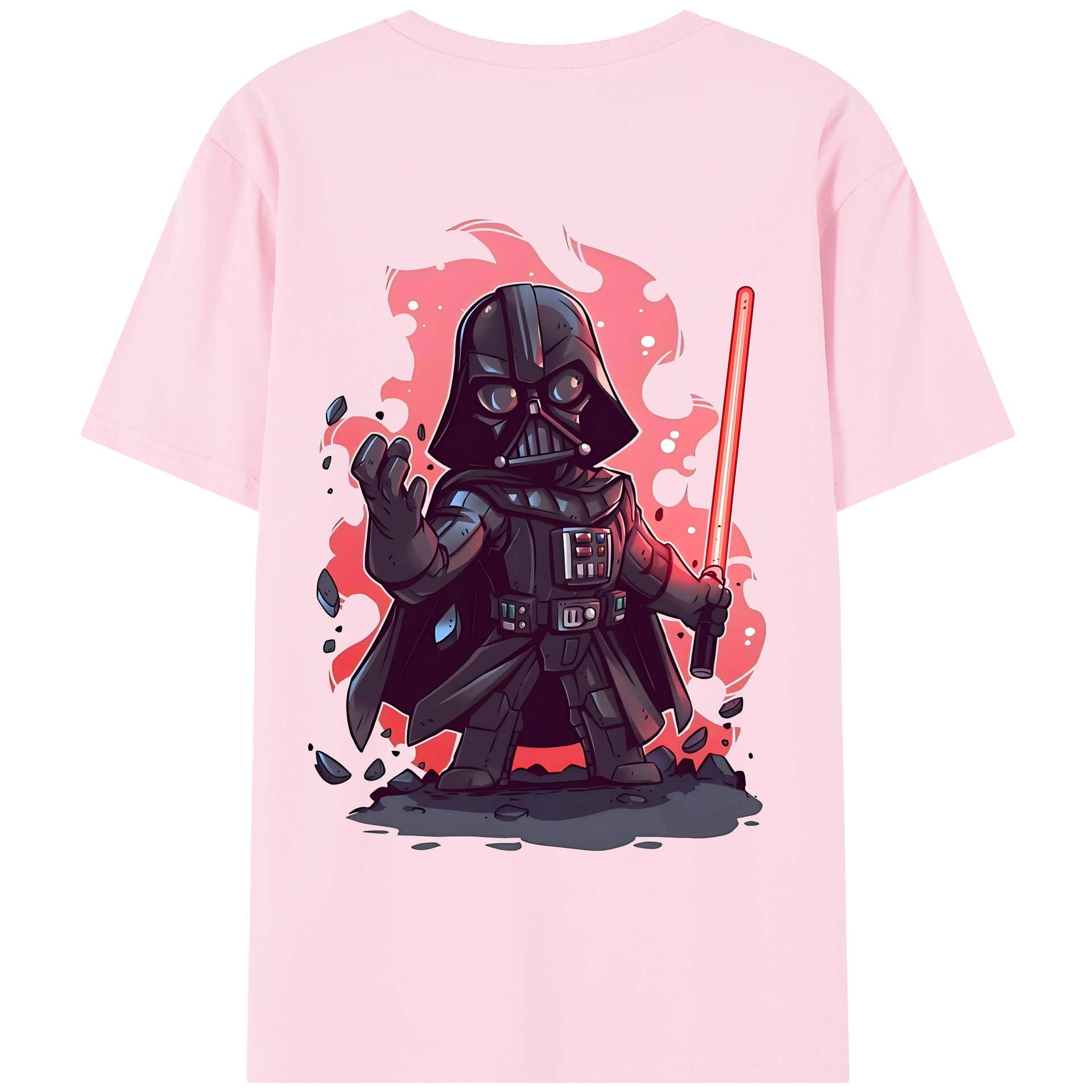 （画像用） スター・ウォーズ Star Wars 綿100％半袖Tシャツ（背面プリント）