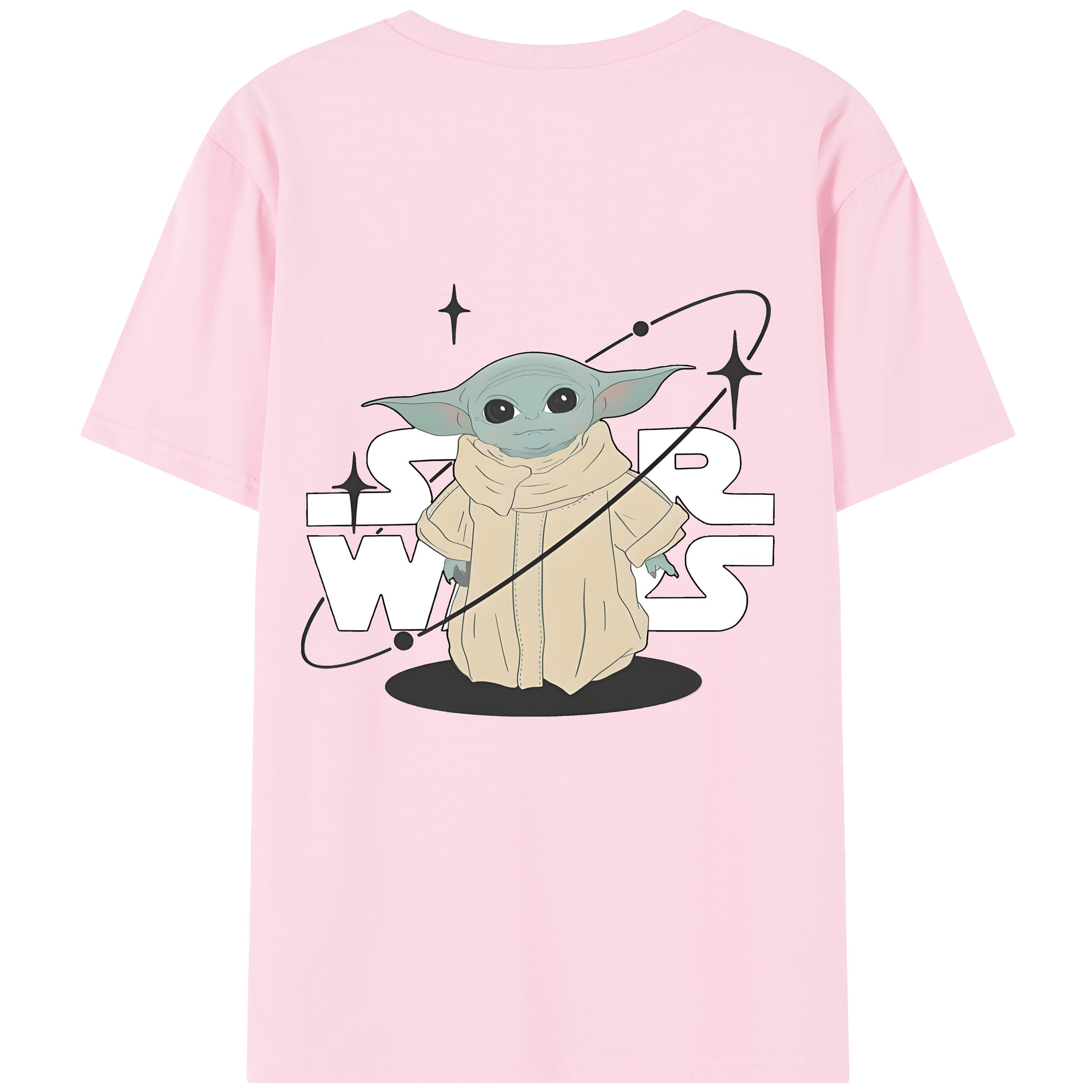 （画像用） スター・ウォーズ Star Wars 綿100％半袖Tシャツ（背面プリント）