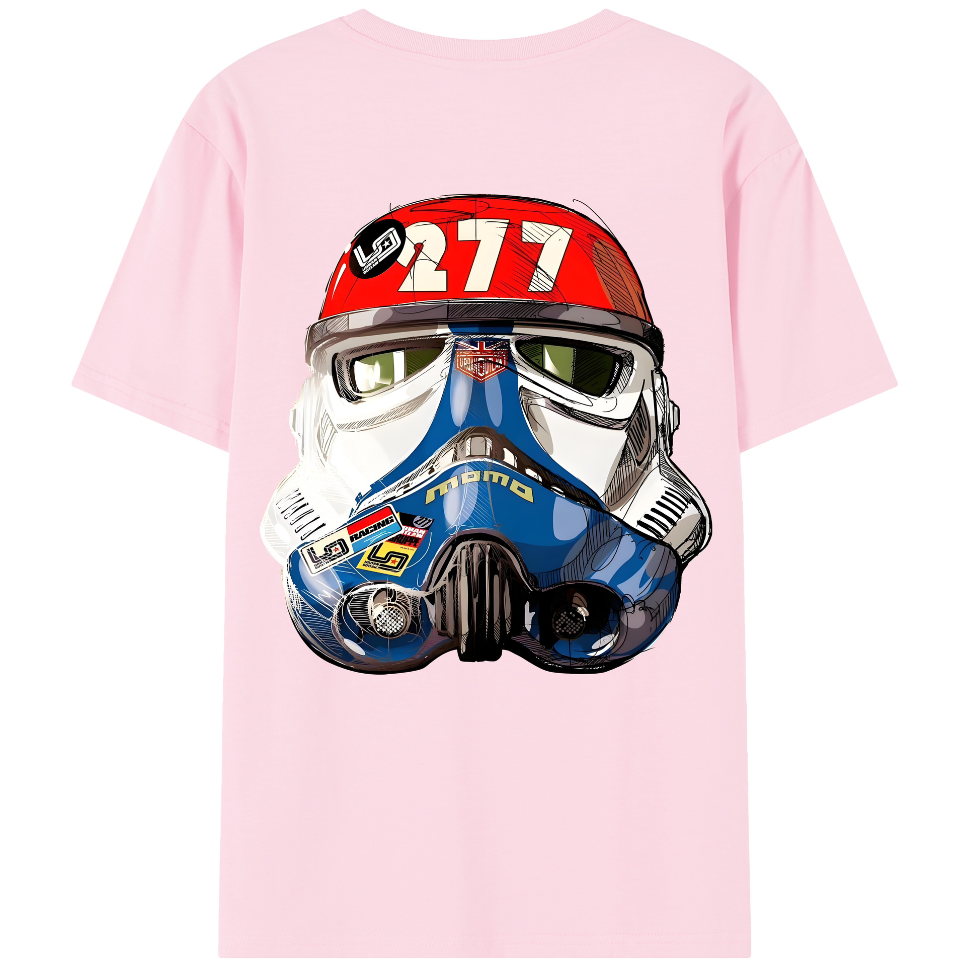 （画像用） スター・ウォーズ Star Wars 綿100％半袖Tシャツ（背面プリント）