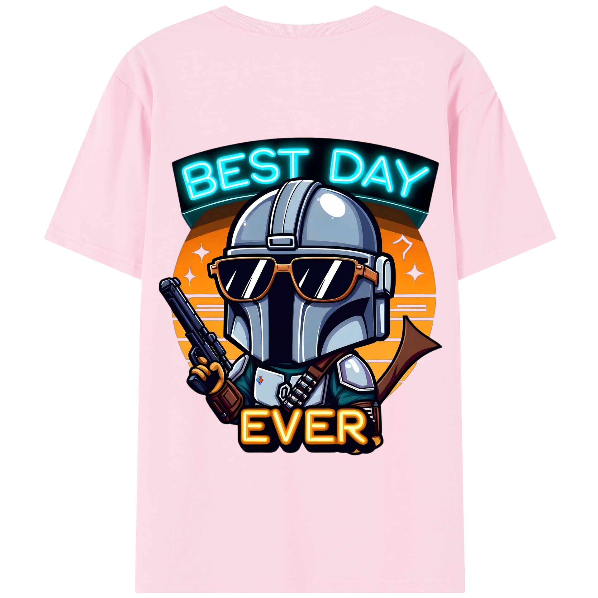 （画像用） スター・ウォーズ Star Wars 綿100％半袖Tシャツ（背面プリント）