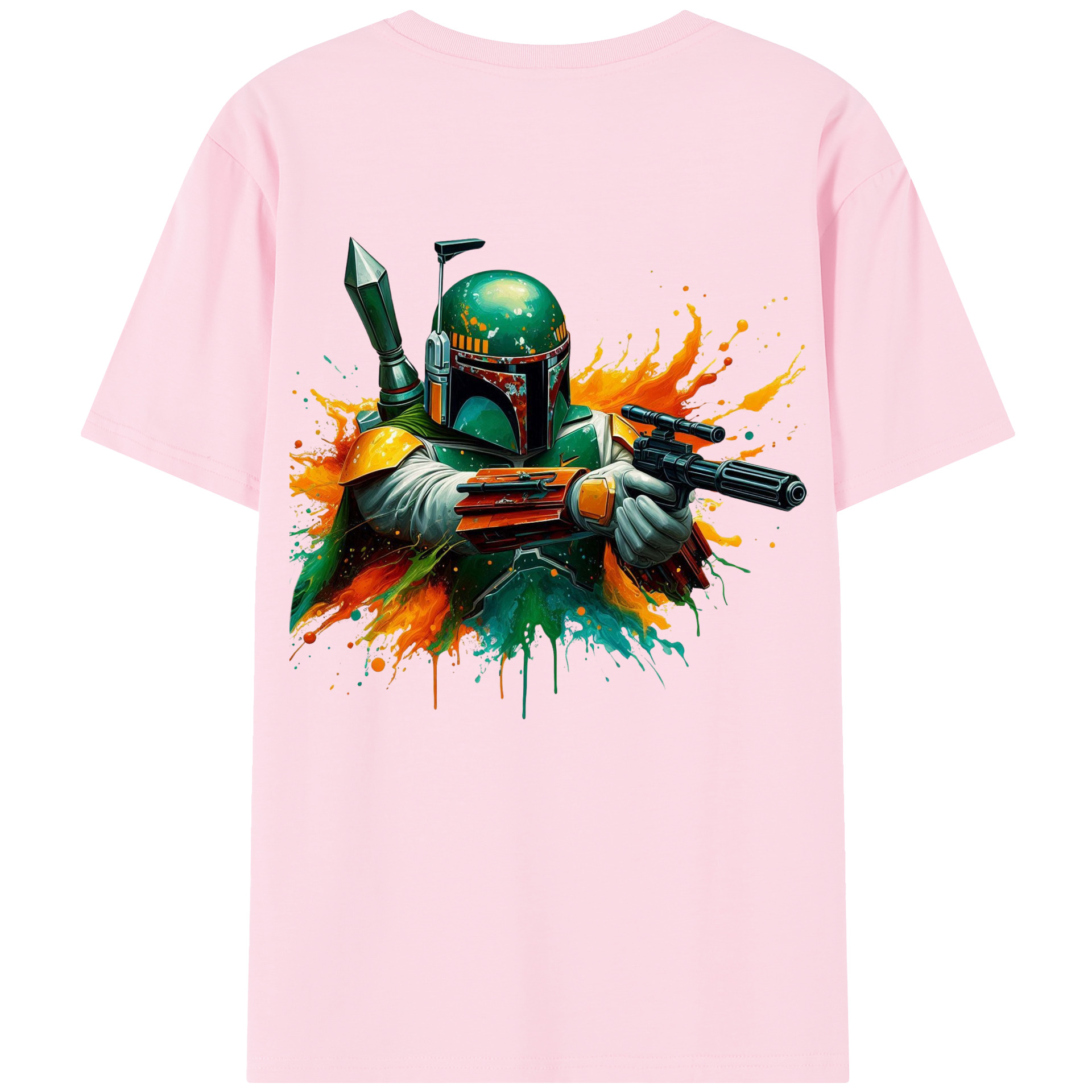 （画像用） スター・ウォーズ Star Wars 綿100％半袖Tシャツ（背面プリント）