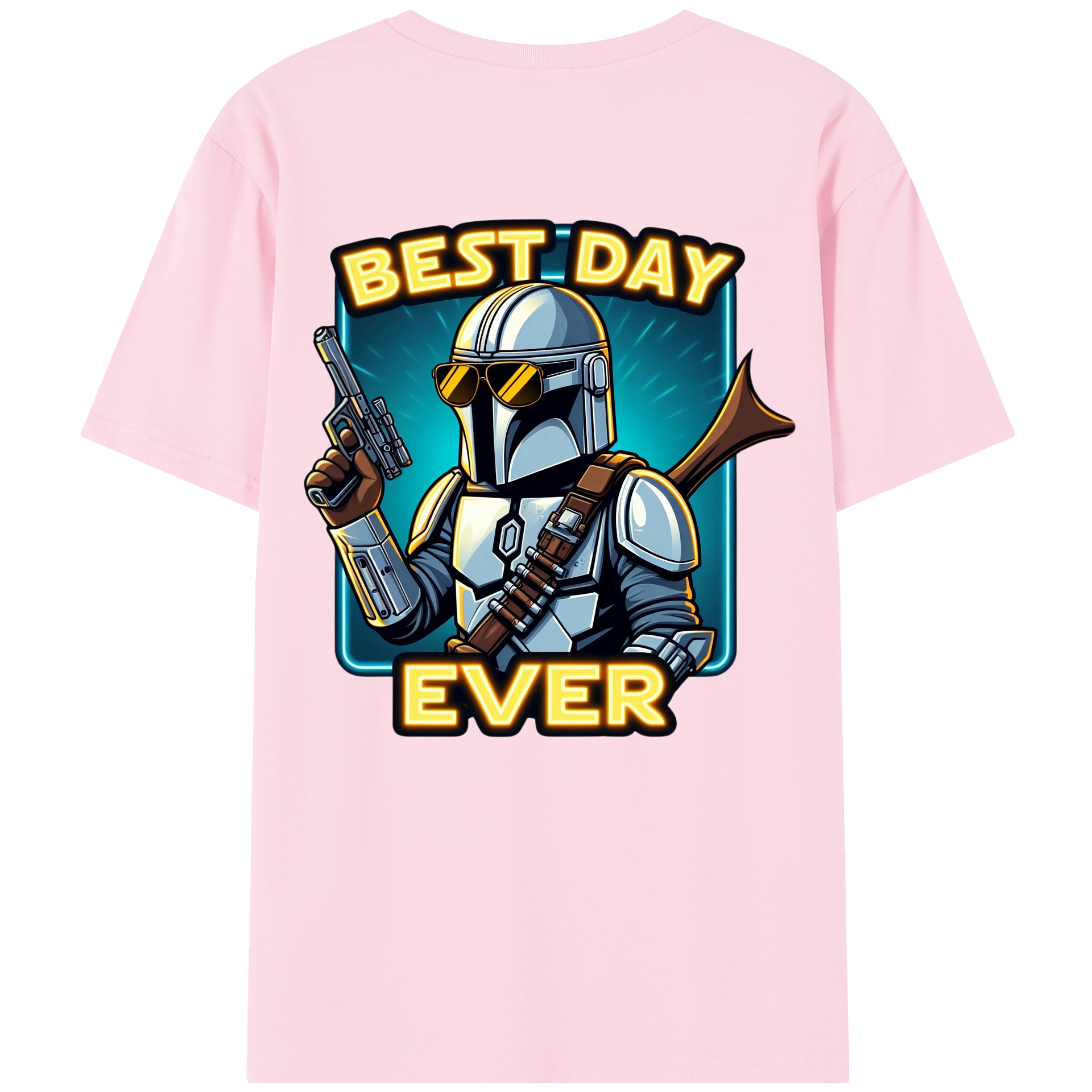 （画像用） スター・ウォーズ Star Wars 綿100％半袖Tシャツ（背面プリント）