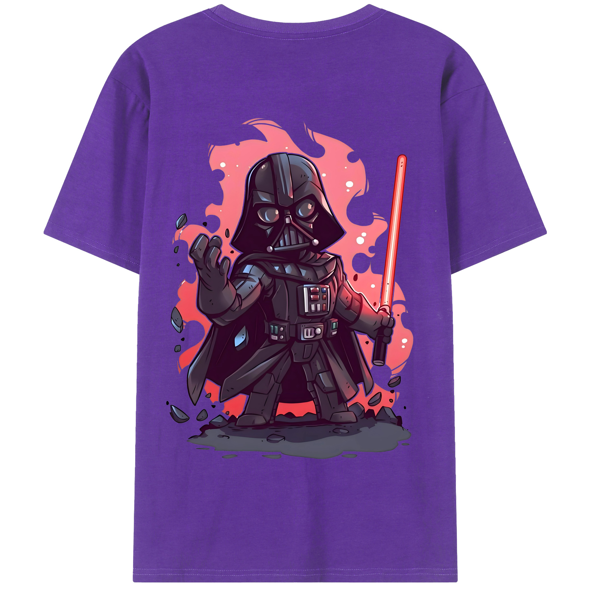 （画像用） スター・ウォーズ Star Wars 綿100％半袖Tシャツ（背面プリント）