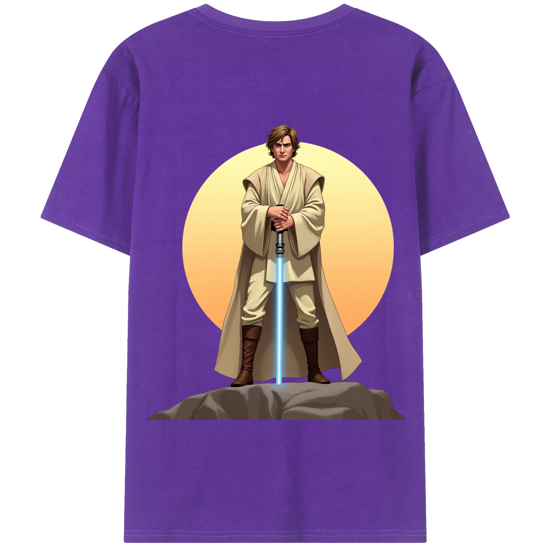 （画像用） スター・ウォーズ Star Wars 綿100％半袖Tシャツ（背面プリント）
