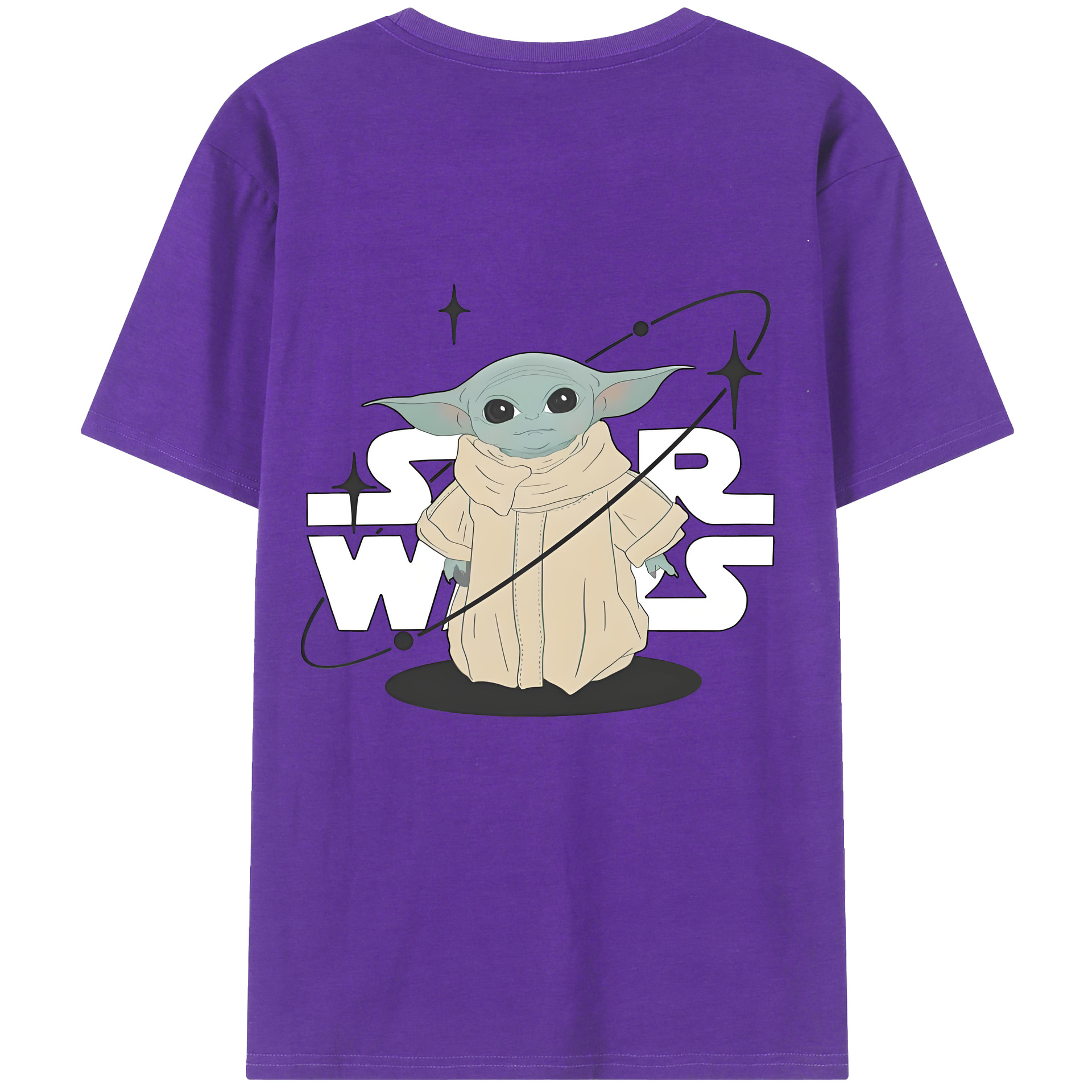（画像用） スター・ウォーズ Star Wars 綿100％半袖Tシャツ（背面プリント）