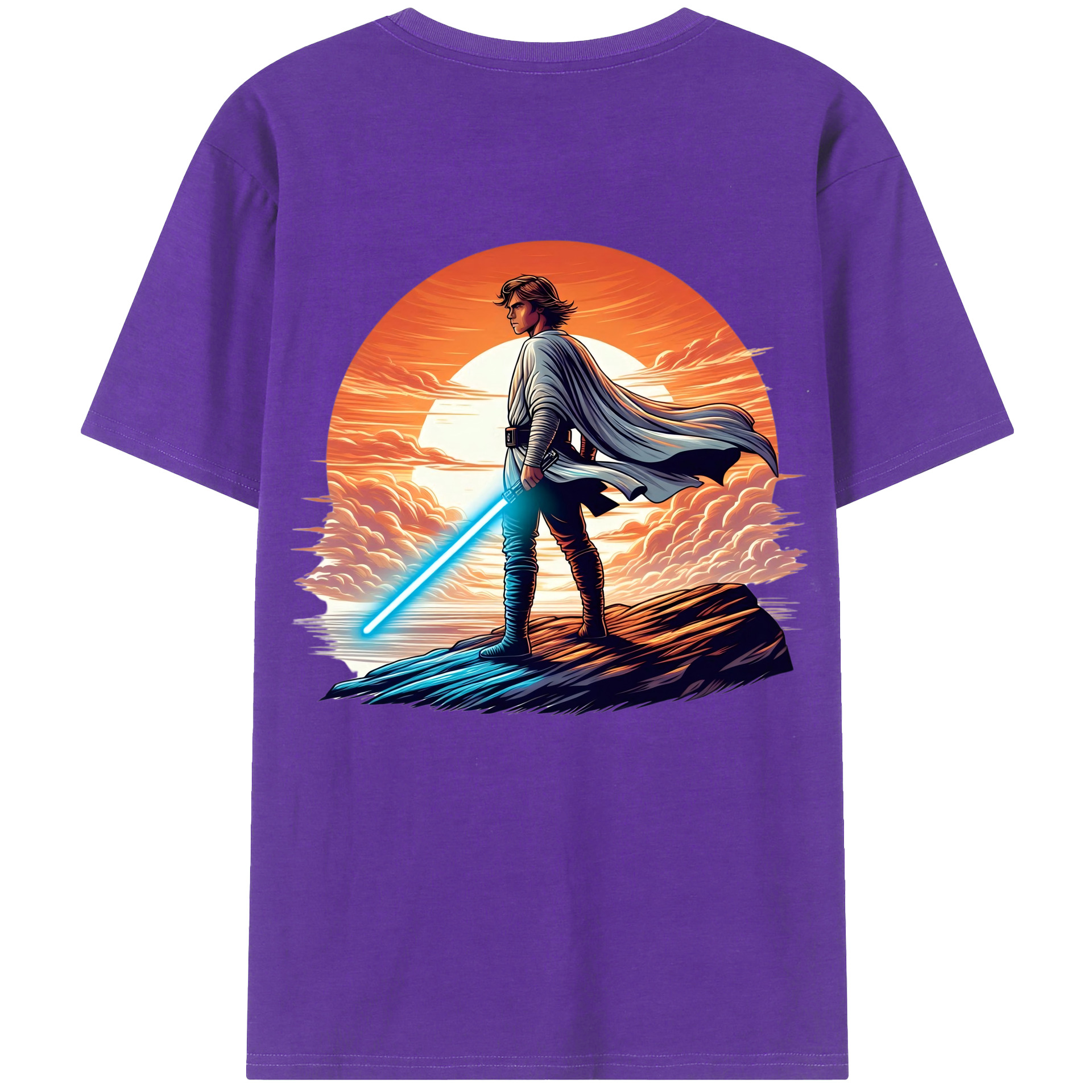 （画像用） スター・ウォーズ Star Wars 綿100％半袖Tシャツ（背面プリント）