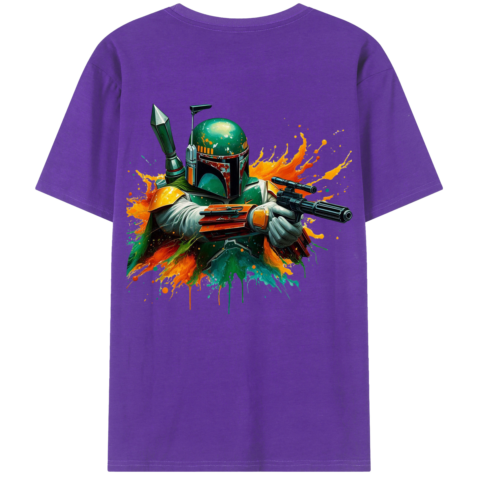 （画像用） スター・ウォーズ Star Wars 綿100％半袖Tシャツ（背面プリント）